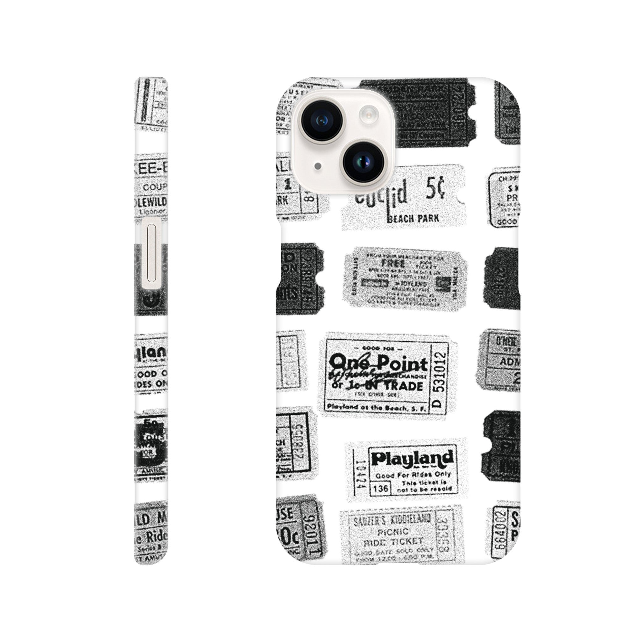 'One - Way Ticket' phone case - In Print We Trust