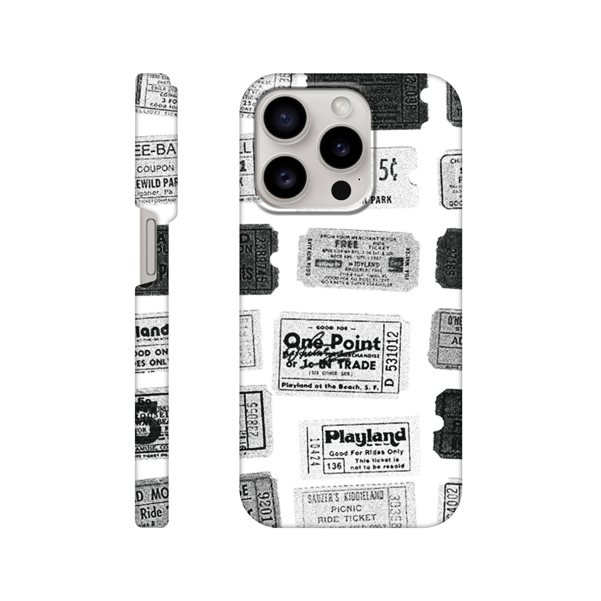 'One - Way Ticket' phone case - In Print We Trust