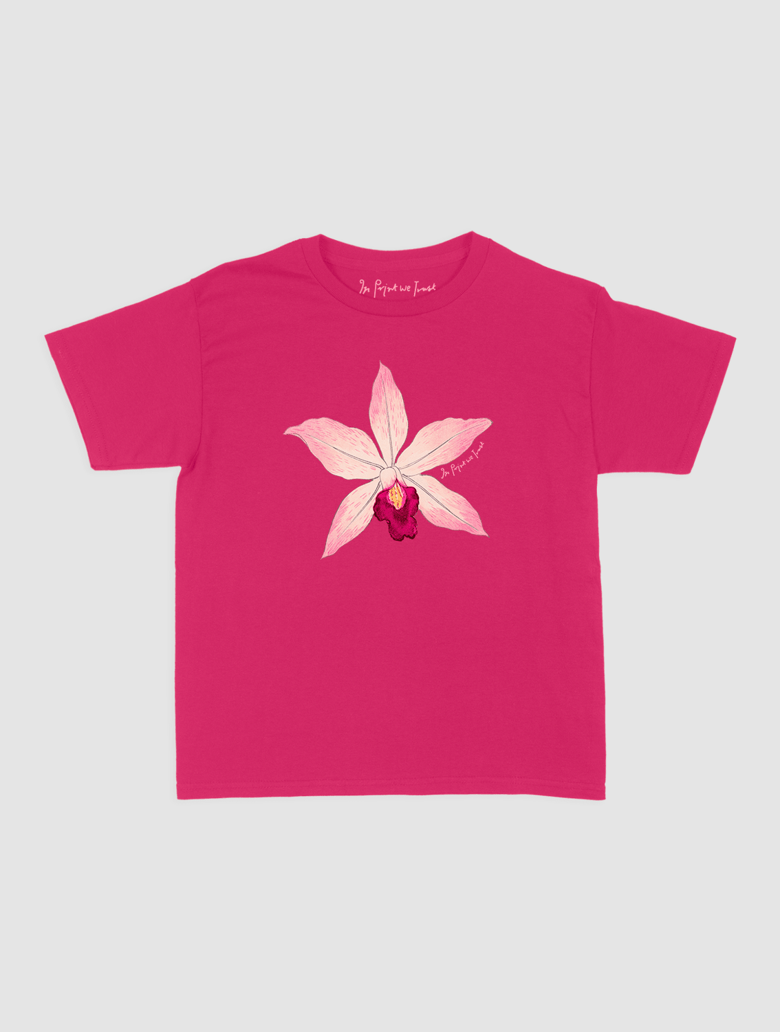 orchid baby tee - In Print We Trust