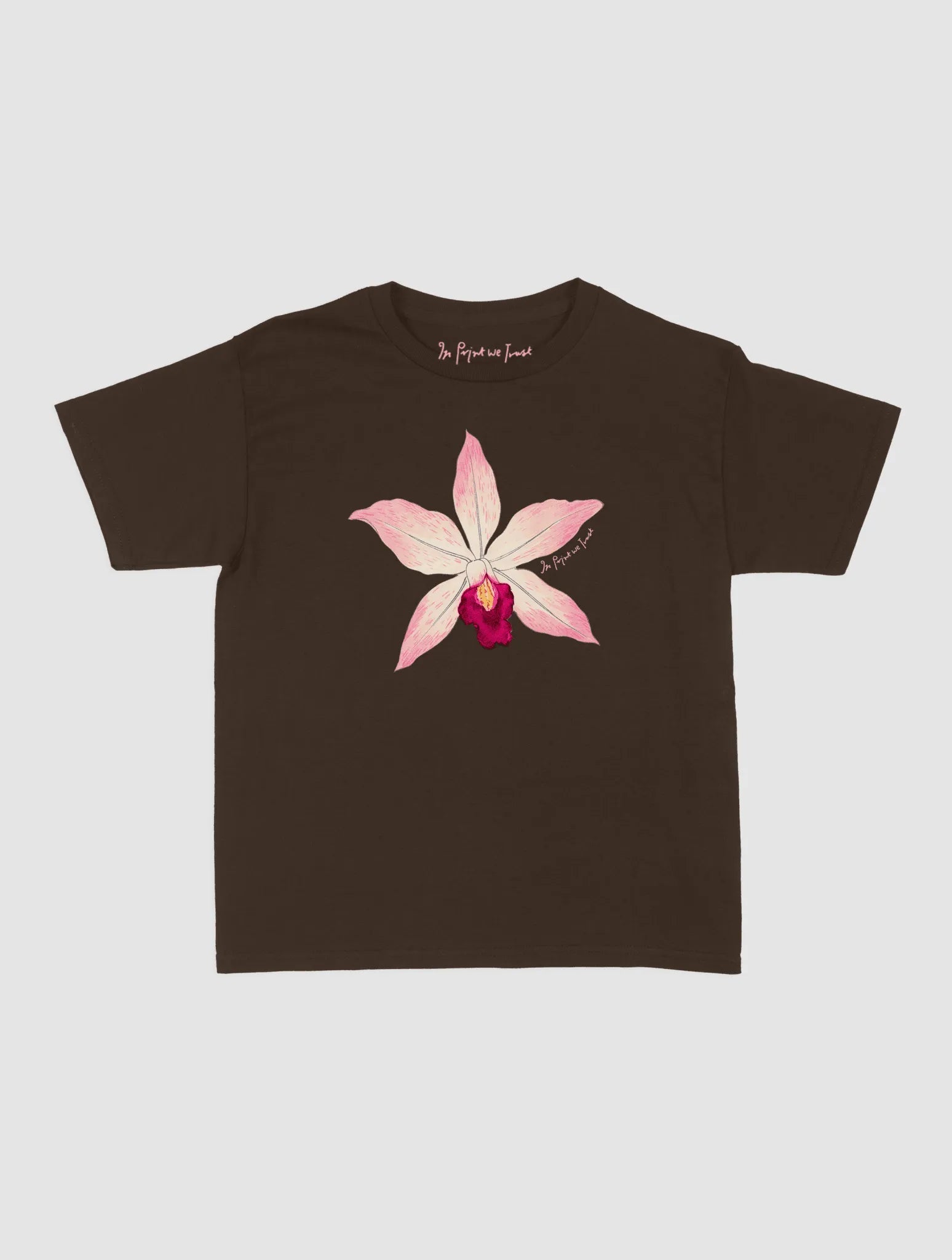 orchid baby tee - In Print We Trust