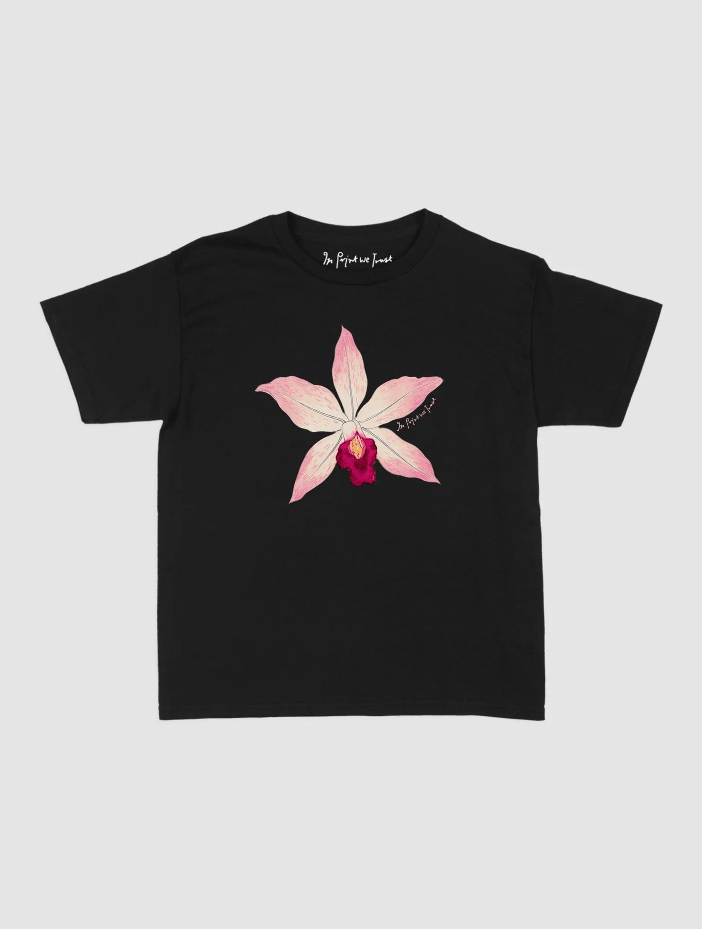 orchid baby tee - In Print We Trust
