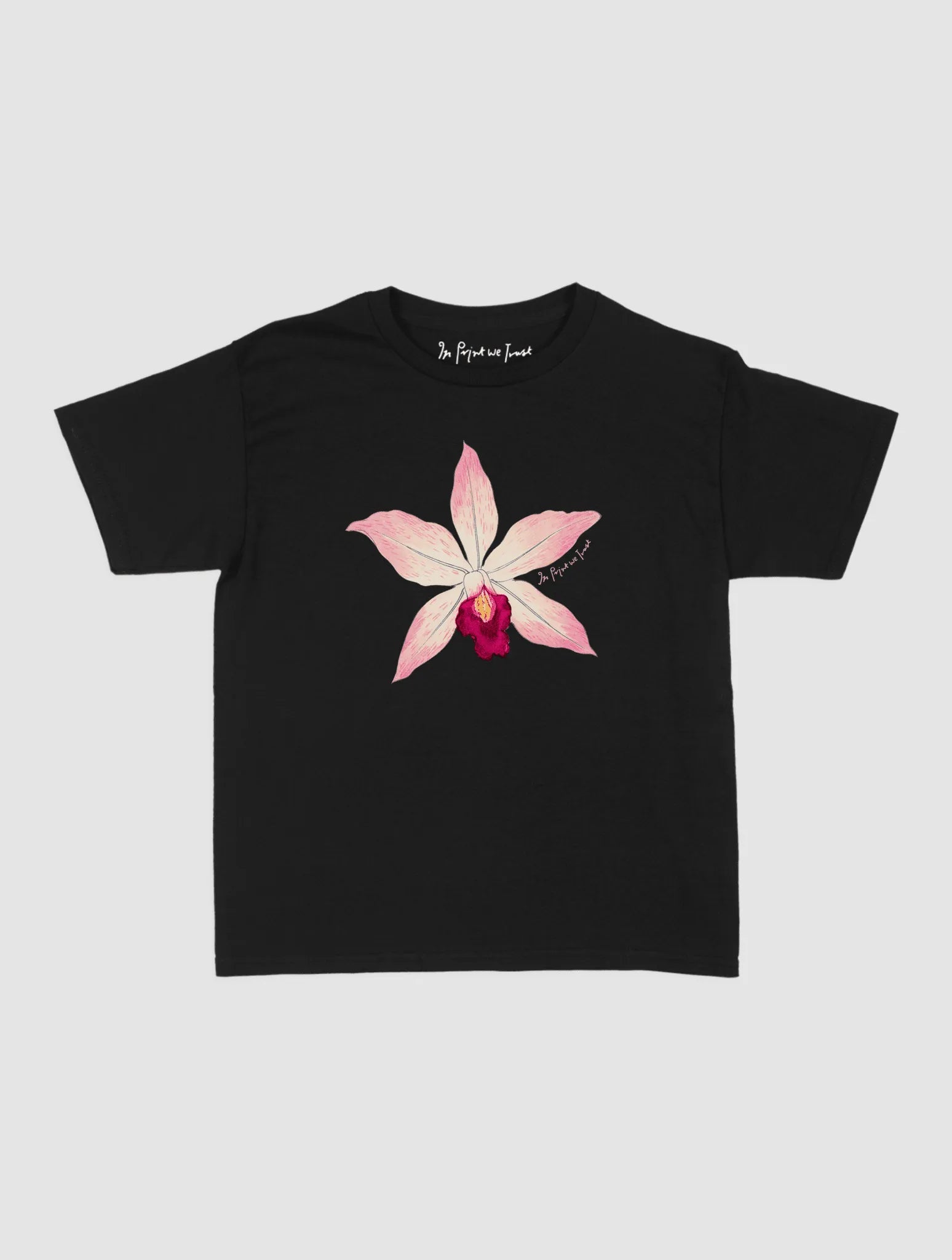 orchid baby tee - In Print We Trust