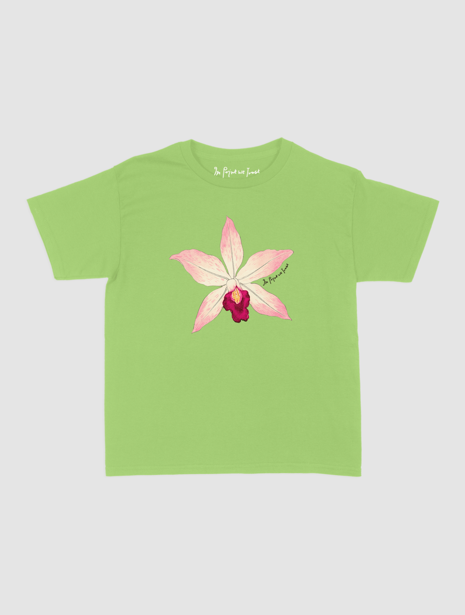 orchid baby tee - In Print We Trust