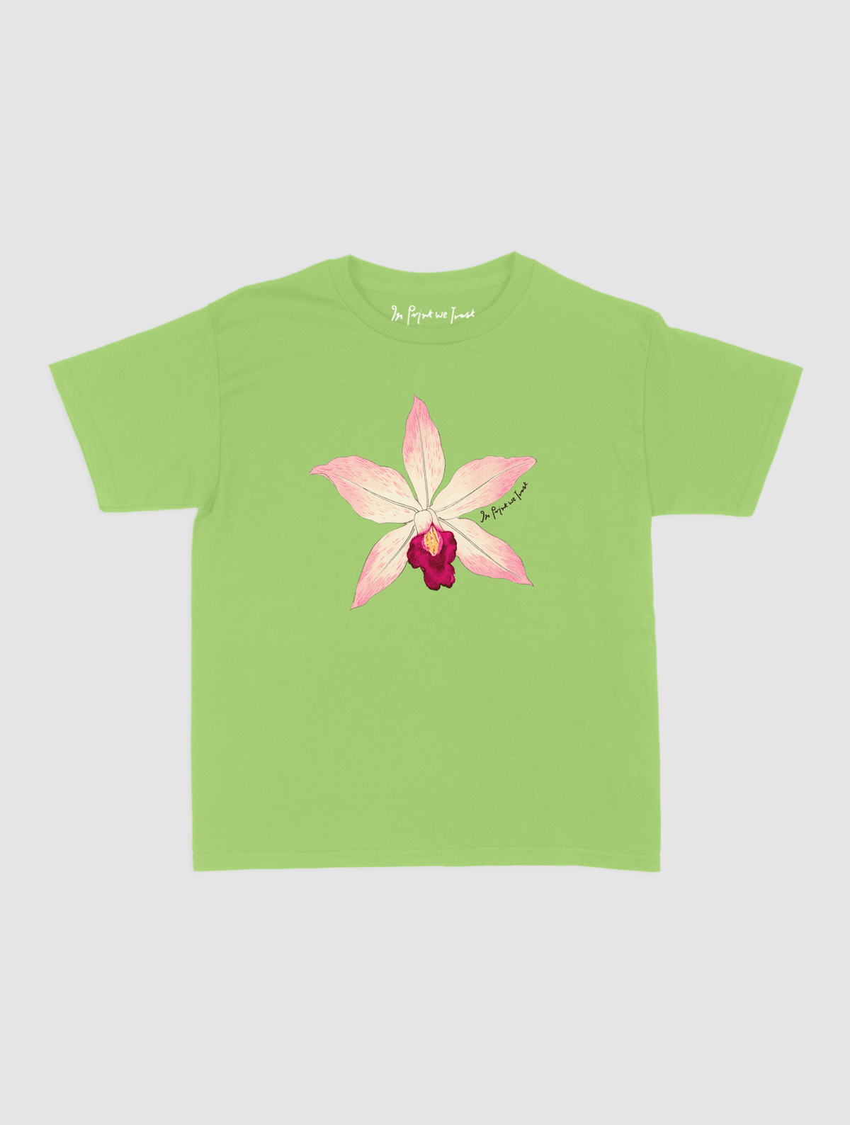 orchid baby tee - In Print We Trust