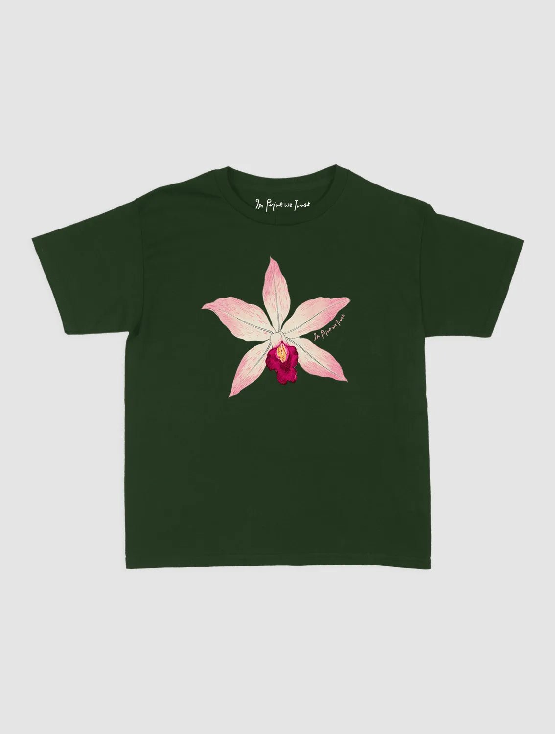 orchid baby tee - In Print We Trust