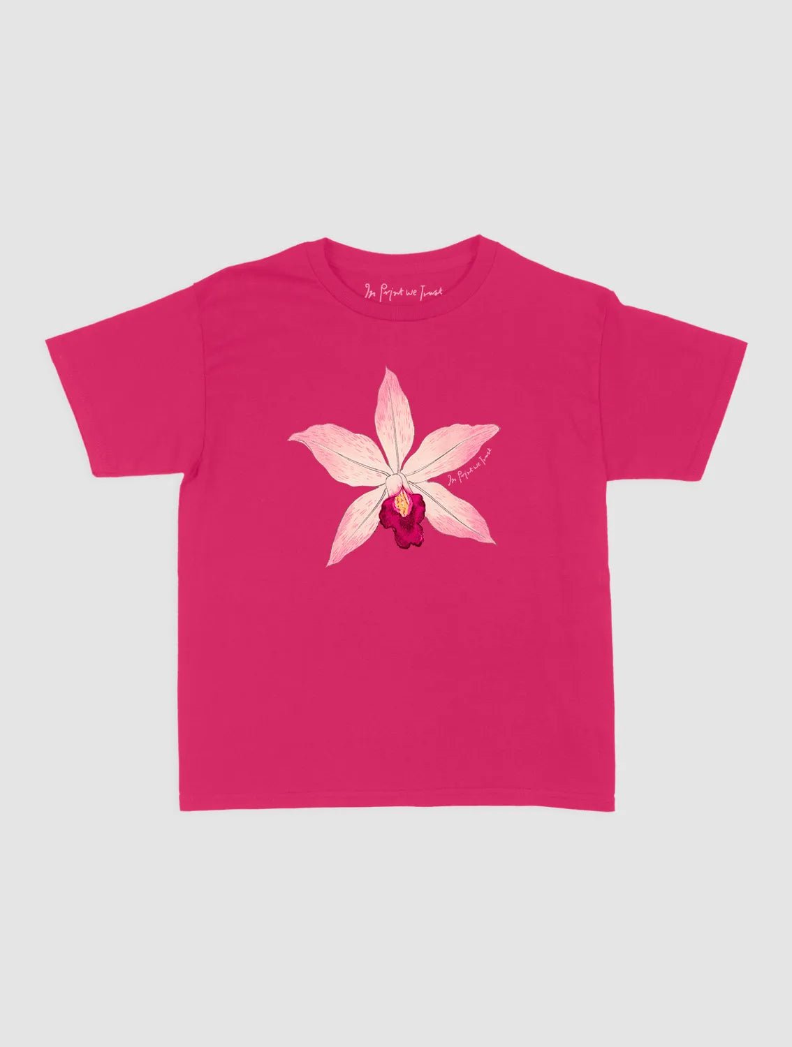 orchid baby tee - In Print We Trust