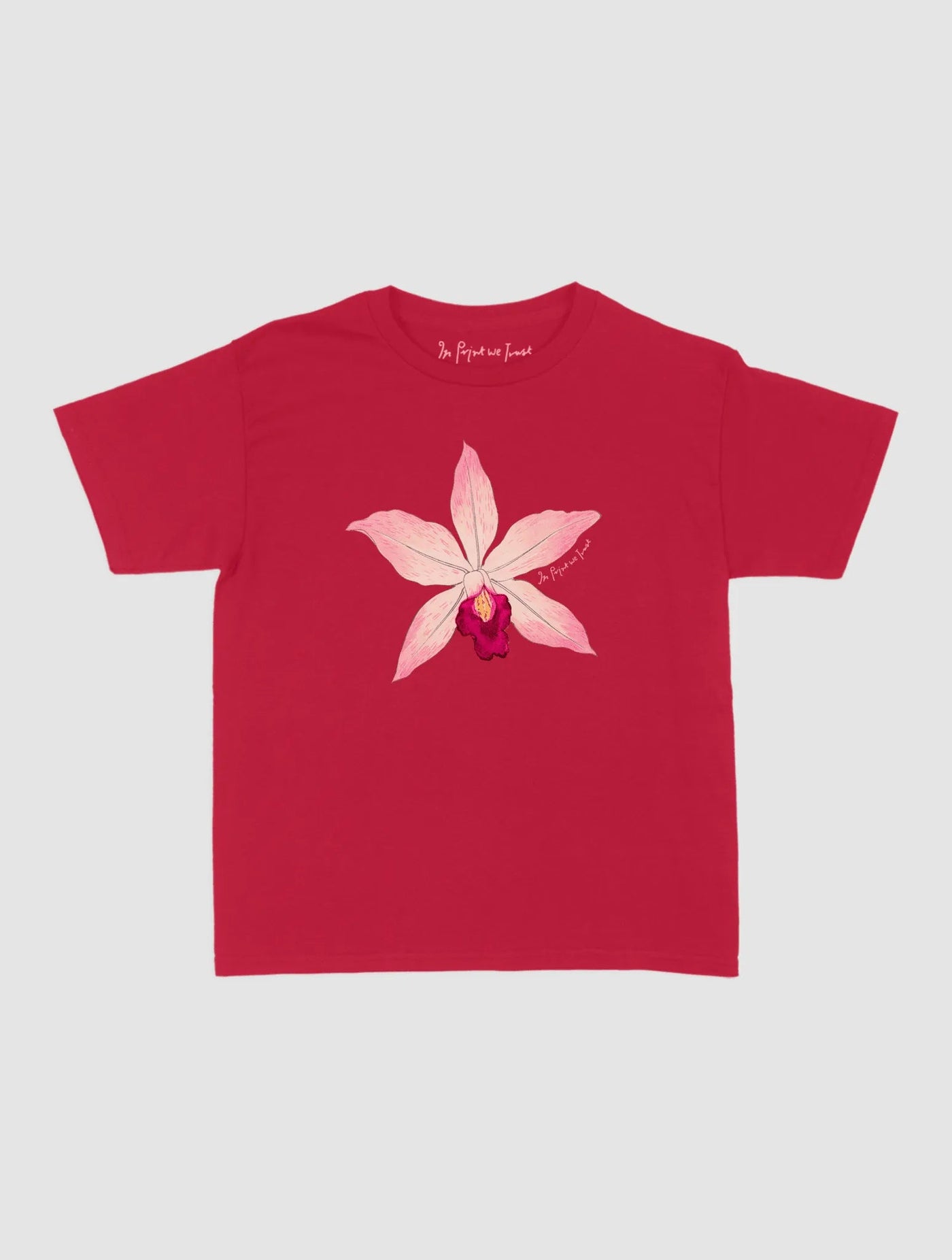 orchid baby tee - In Print We Trust