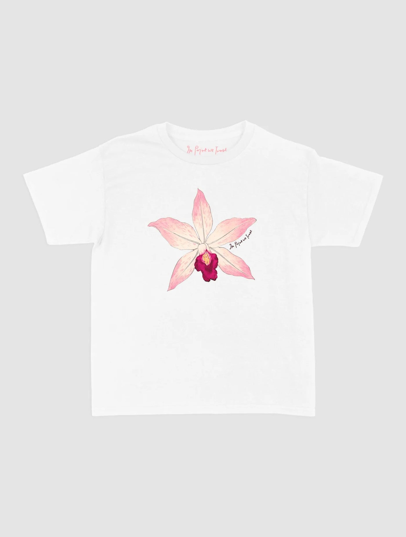 orchid baby tee - In Print We Trust