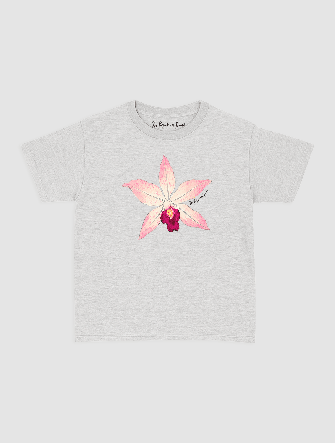 orchid baby tee - In Print We Trust