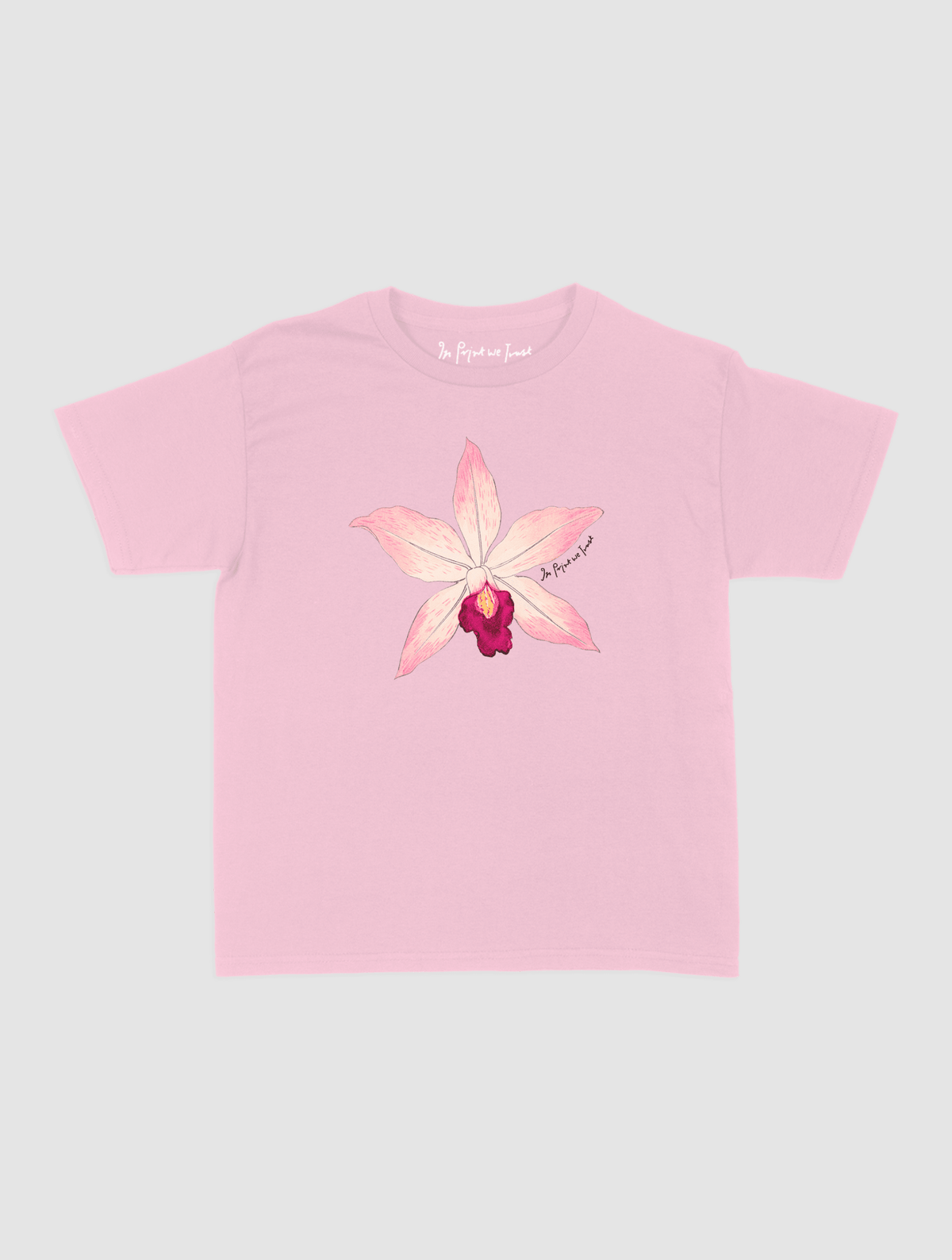orchid baby tee - In Print We Trust