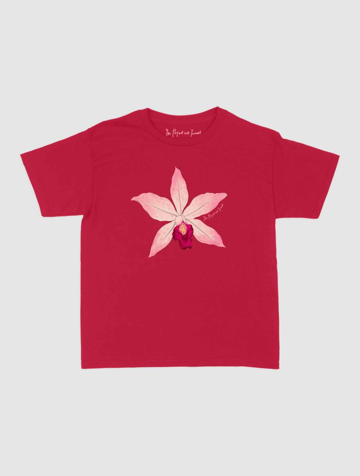 orchid baby tee - In Print We Trust