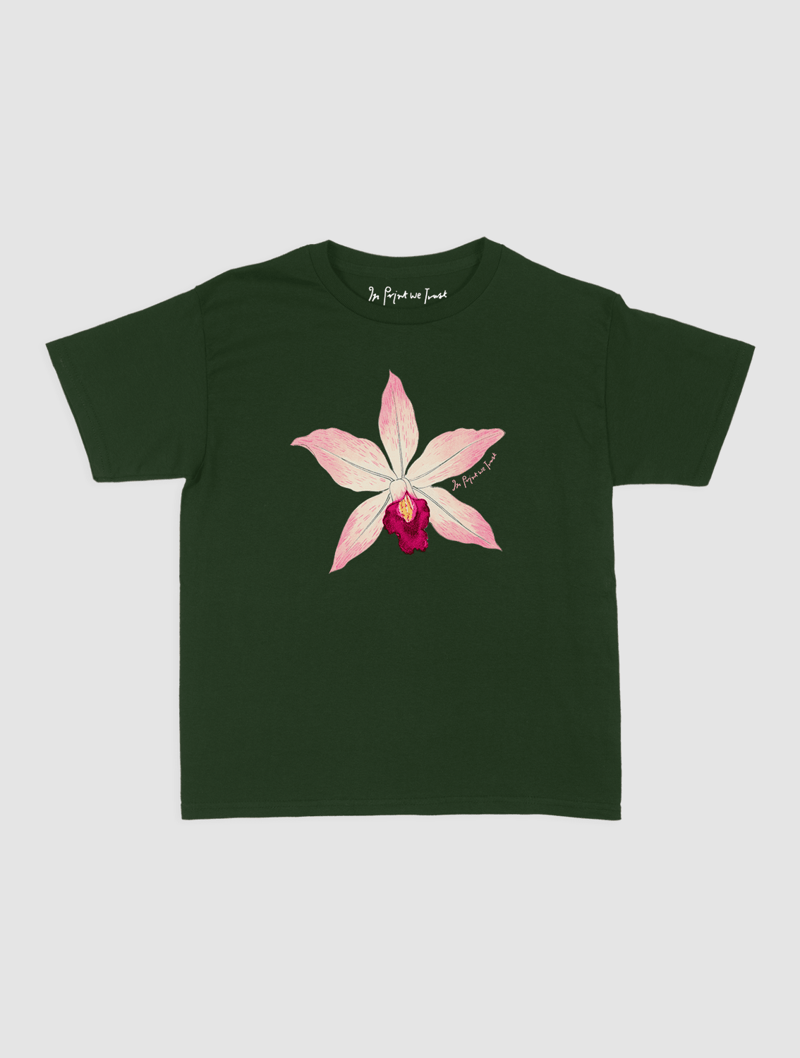 orchid baby tee - In Print We Trust