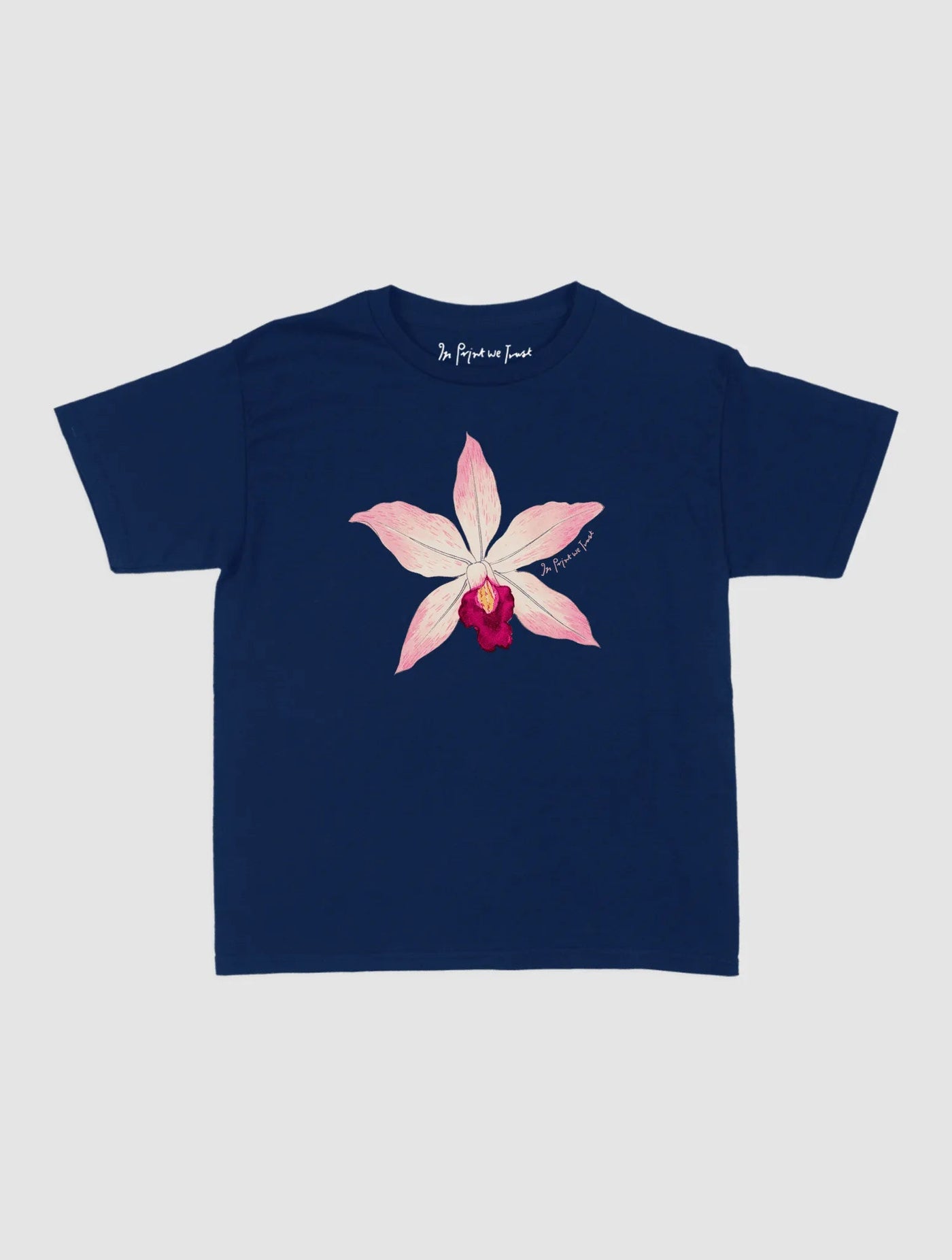 orchid baby tee - In Print We Trust