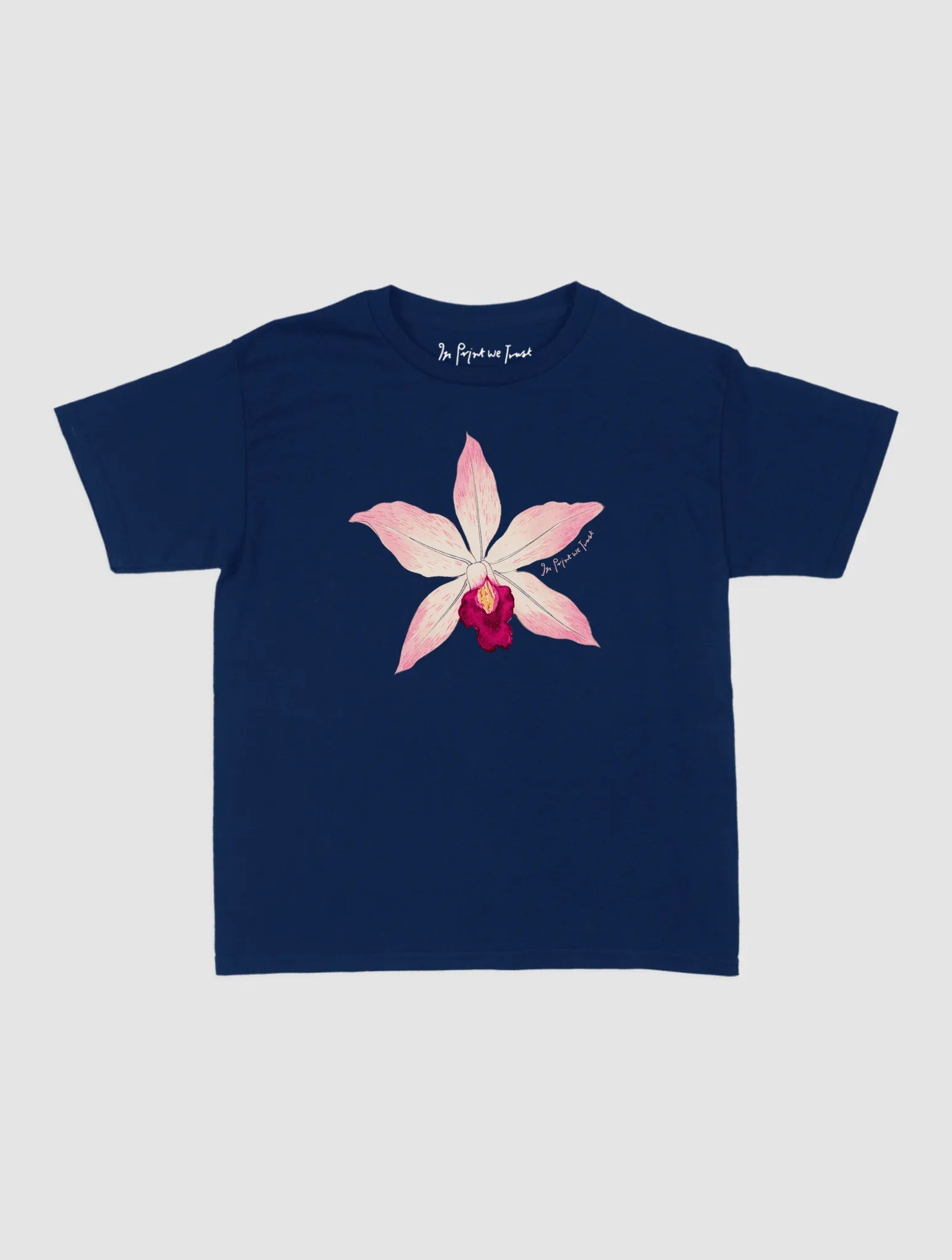 orchid baby tee - In Print We Trust