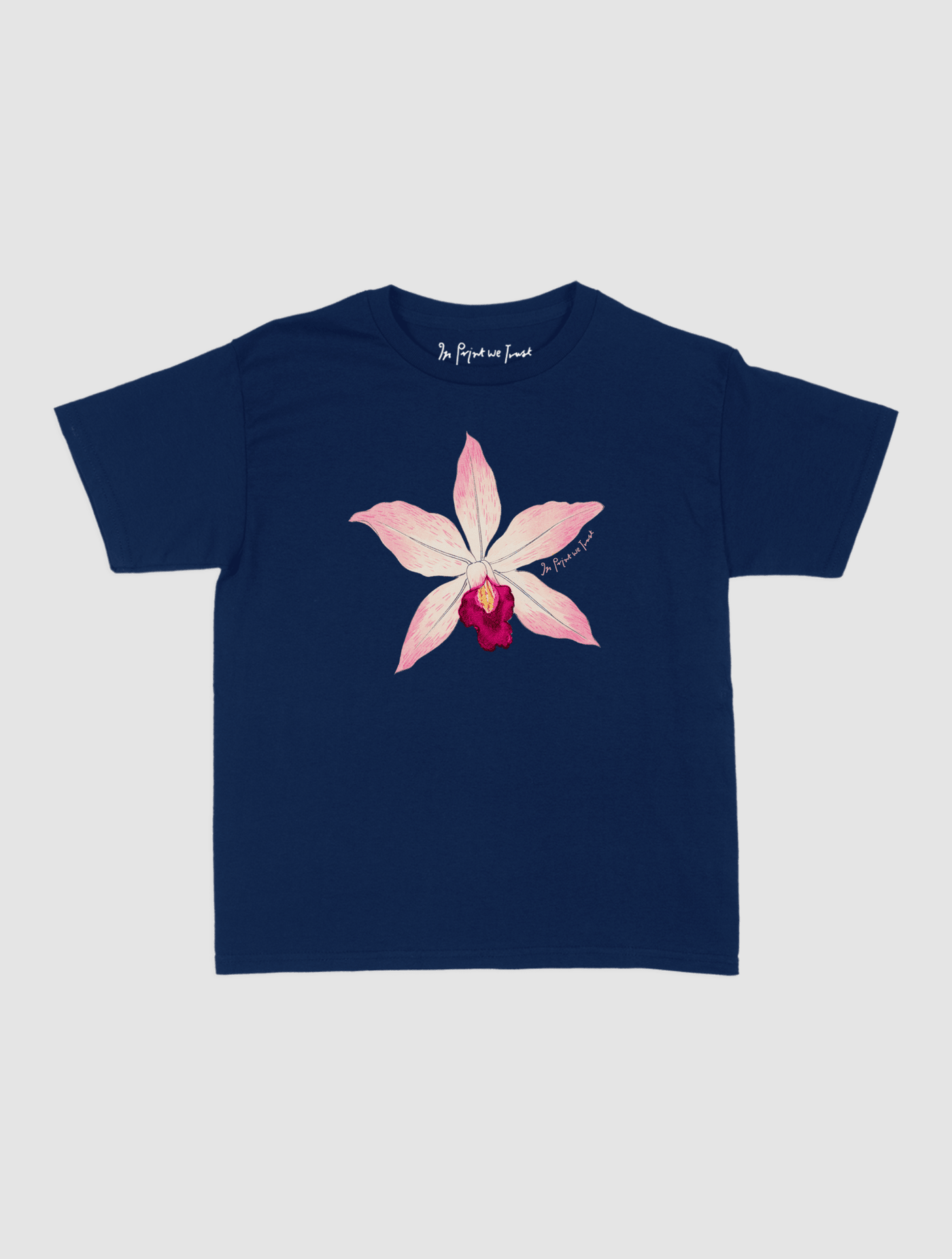 orchid baby tee - In Print We Trust