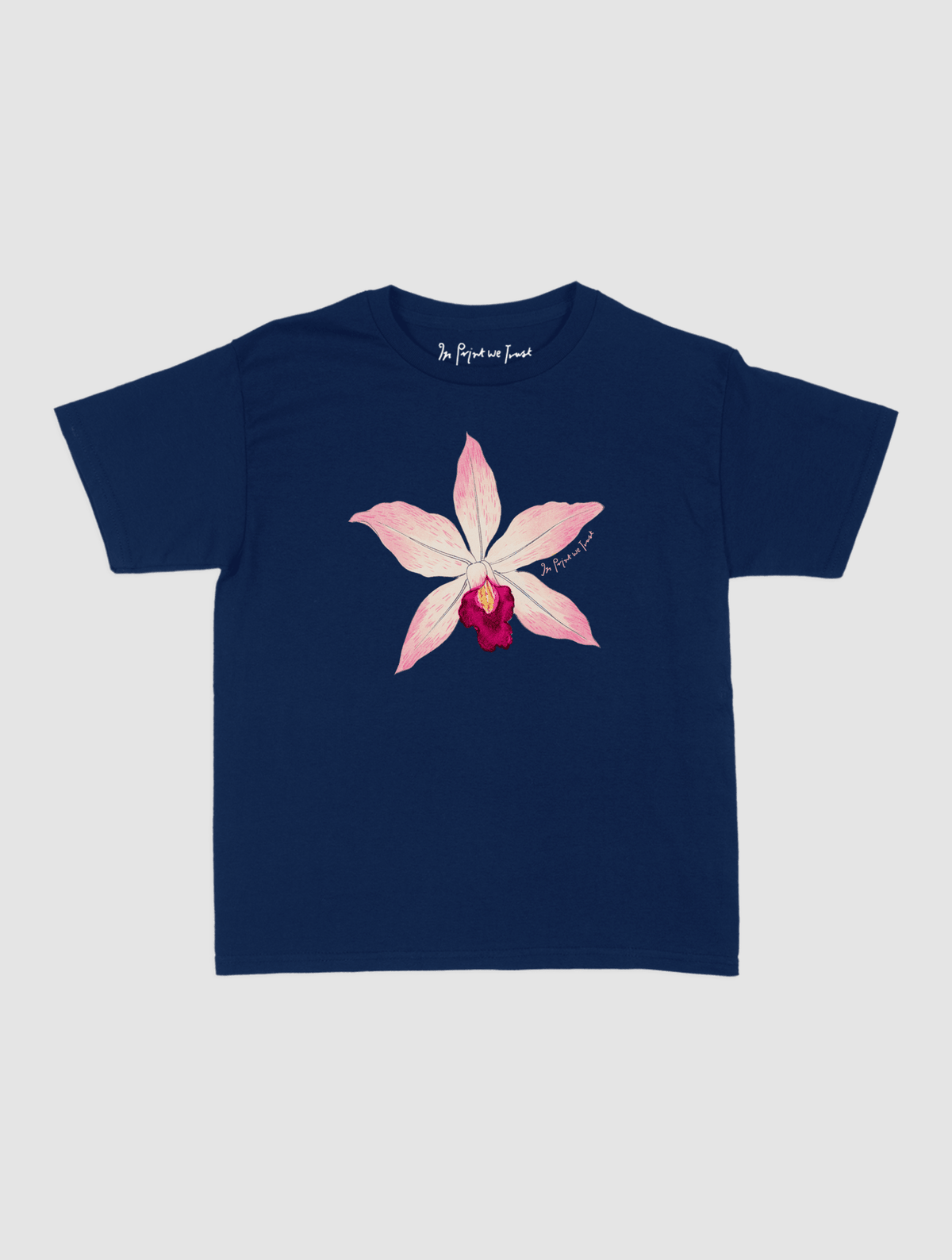 orchid baby tee - In Print We Trust