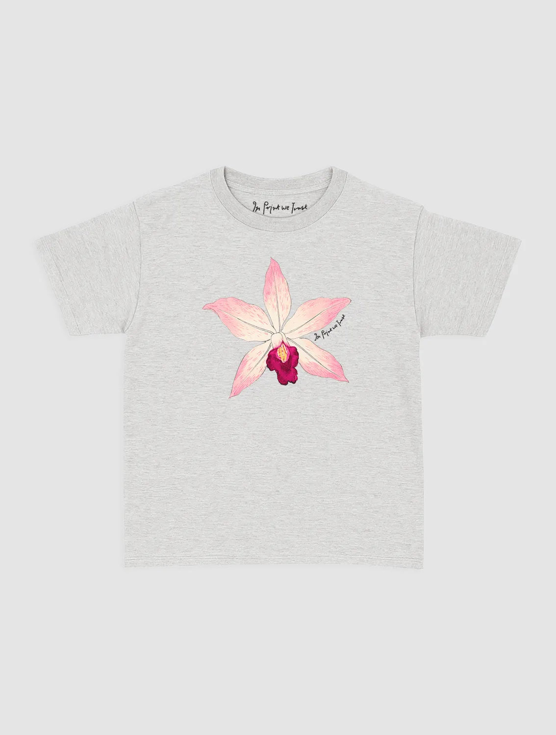 orchid baby tee - In Print We Trust