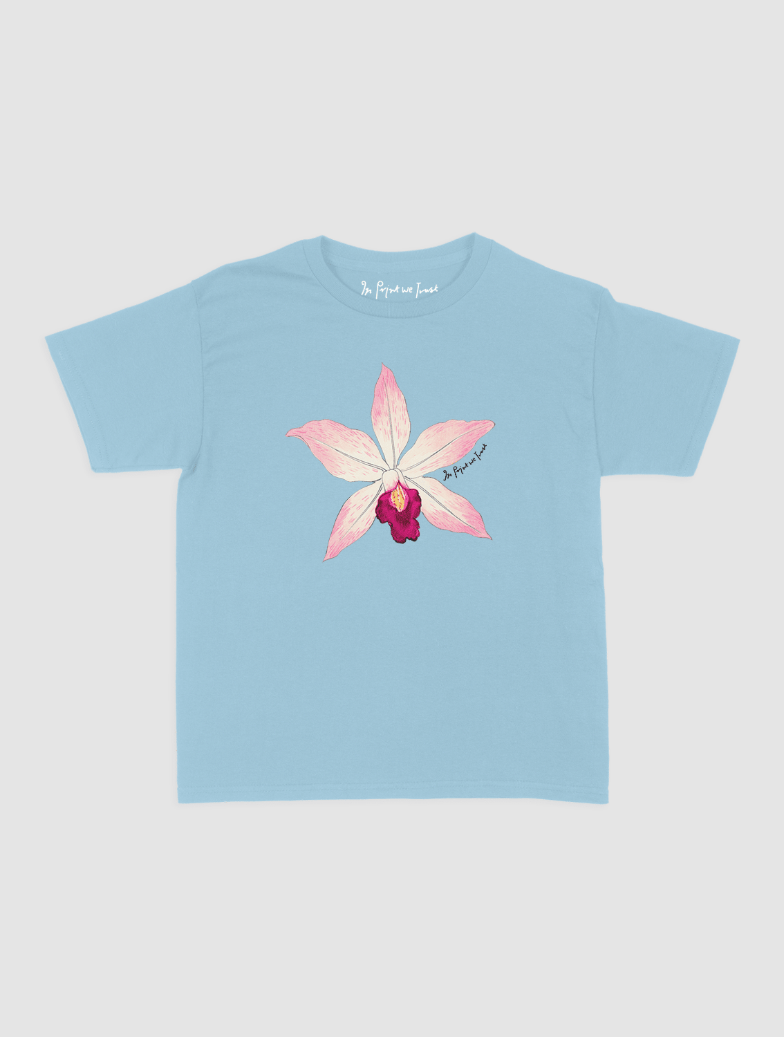 orchid baby tee - In Print We Trust