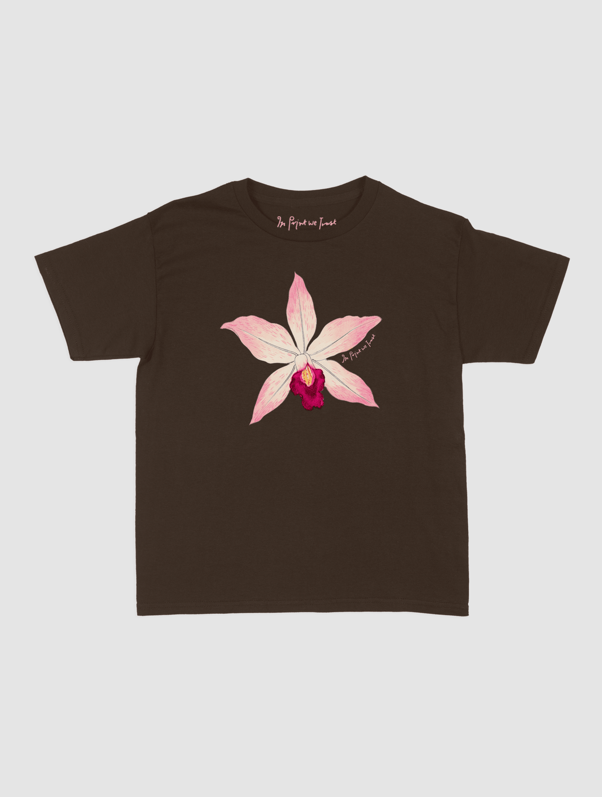 orchid baby tee - In Print We Trust