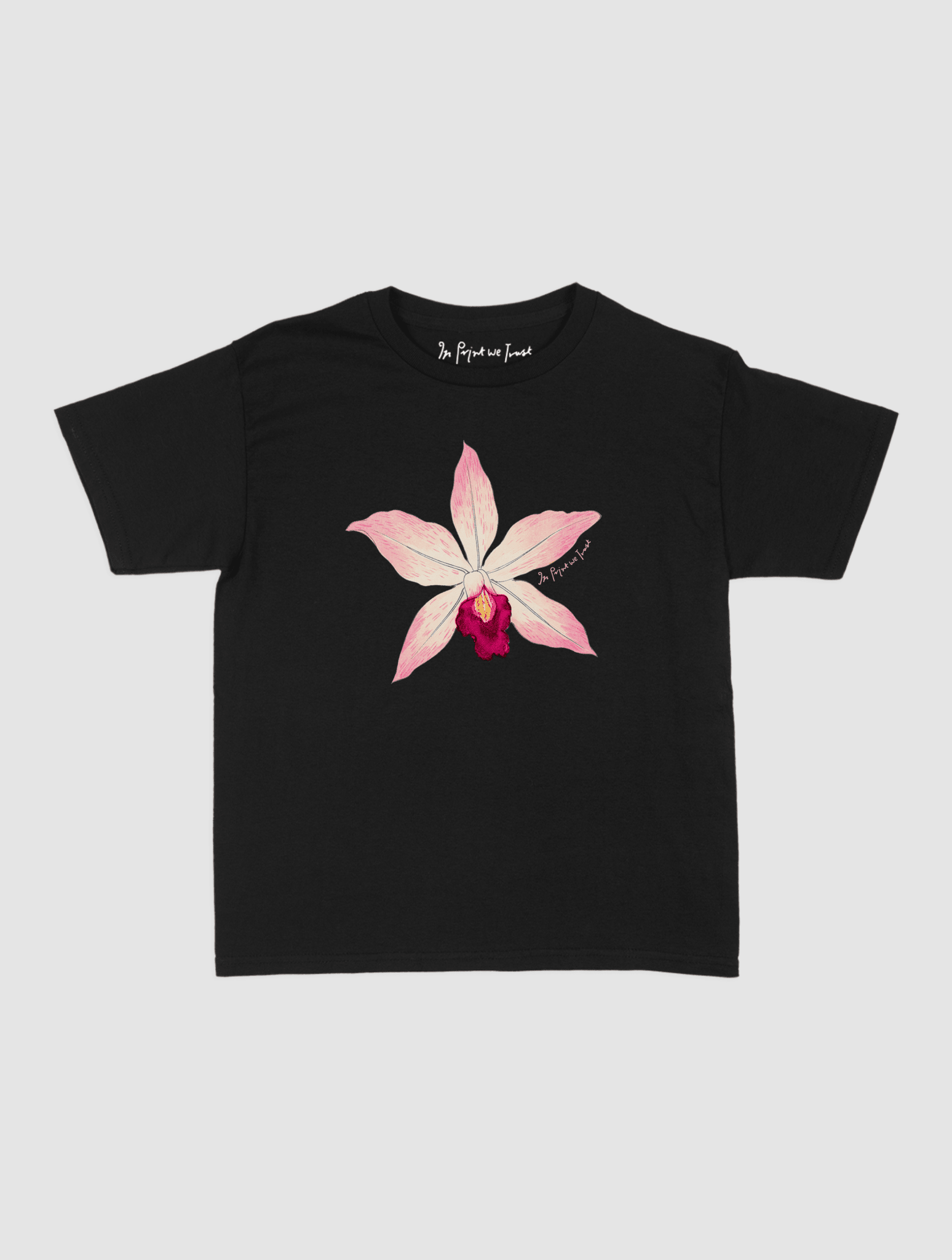 orchid baby tee - In Print We Trust