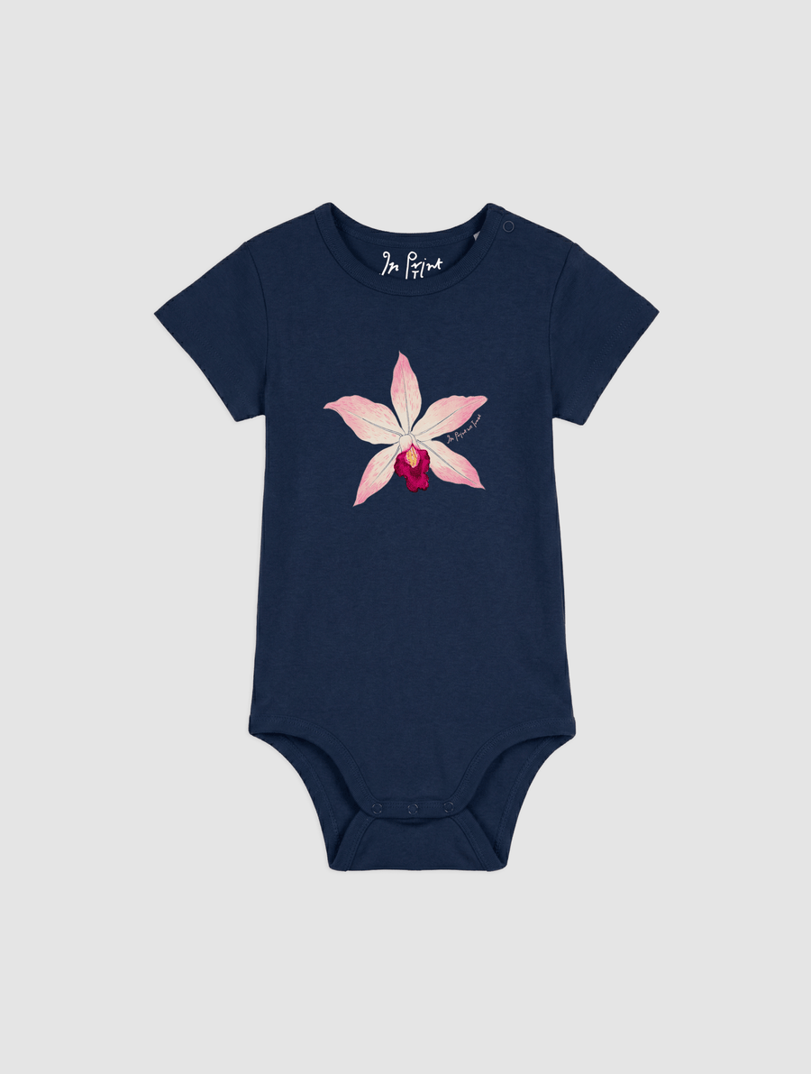 orchid bodysuit for babies - In Print We Trust
