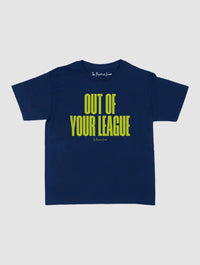 out of your league baby tee - In Print We Trust