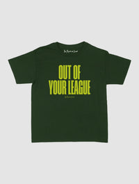 out of your league baby tee - In Print We Trust