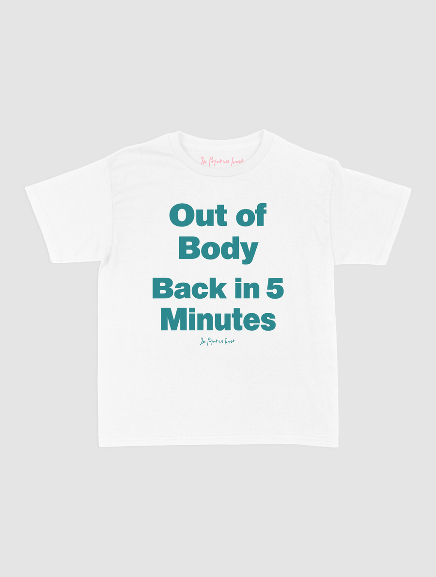 out of body baby tee