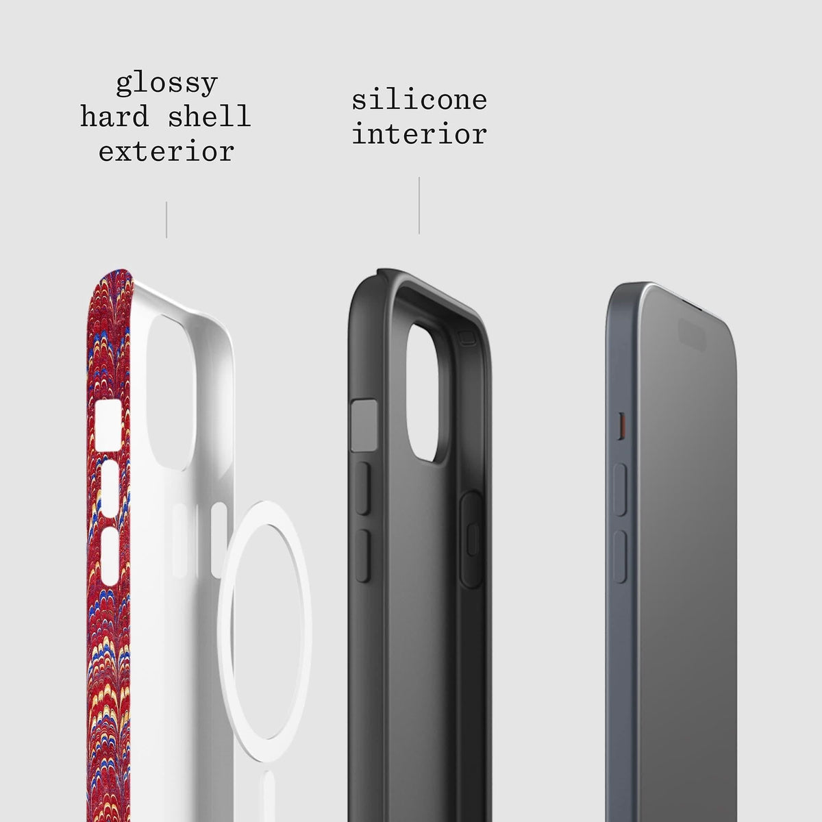 paint tough iPhone case - In Print We Trust