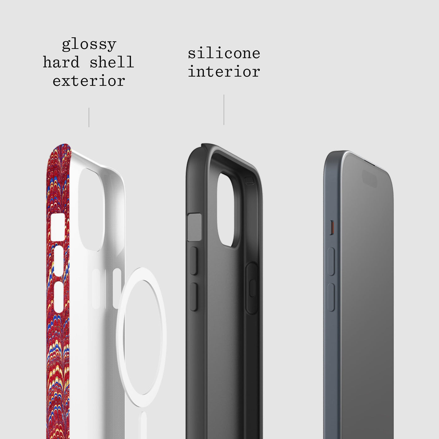 paint tough iPhone case - In Print We Trust