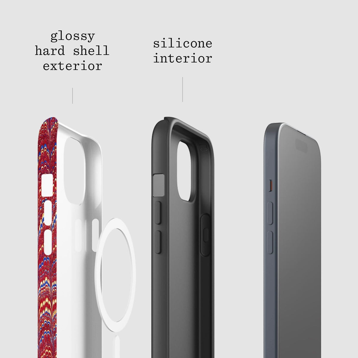 paint tough iPhone case - In Print We Trust