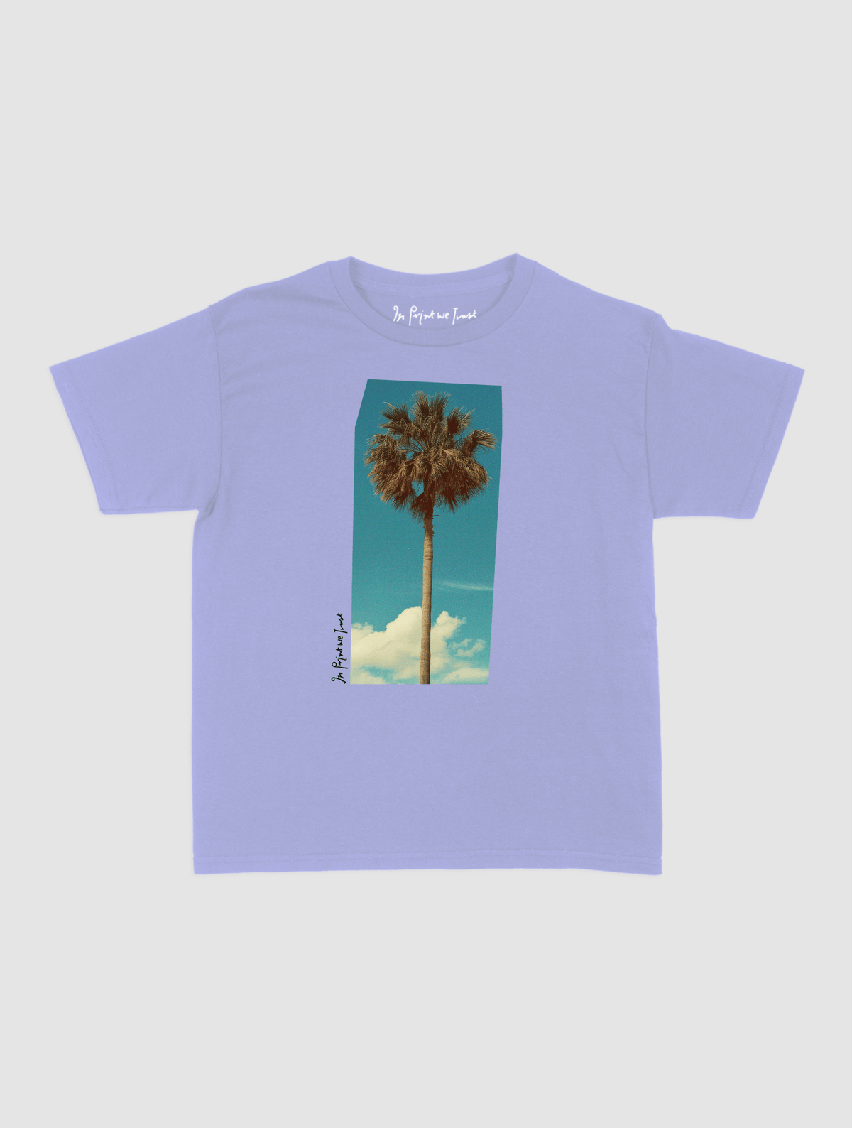 palm tree baby tee - In Print We Trust