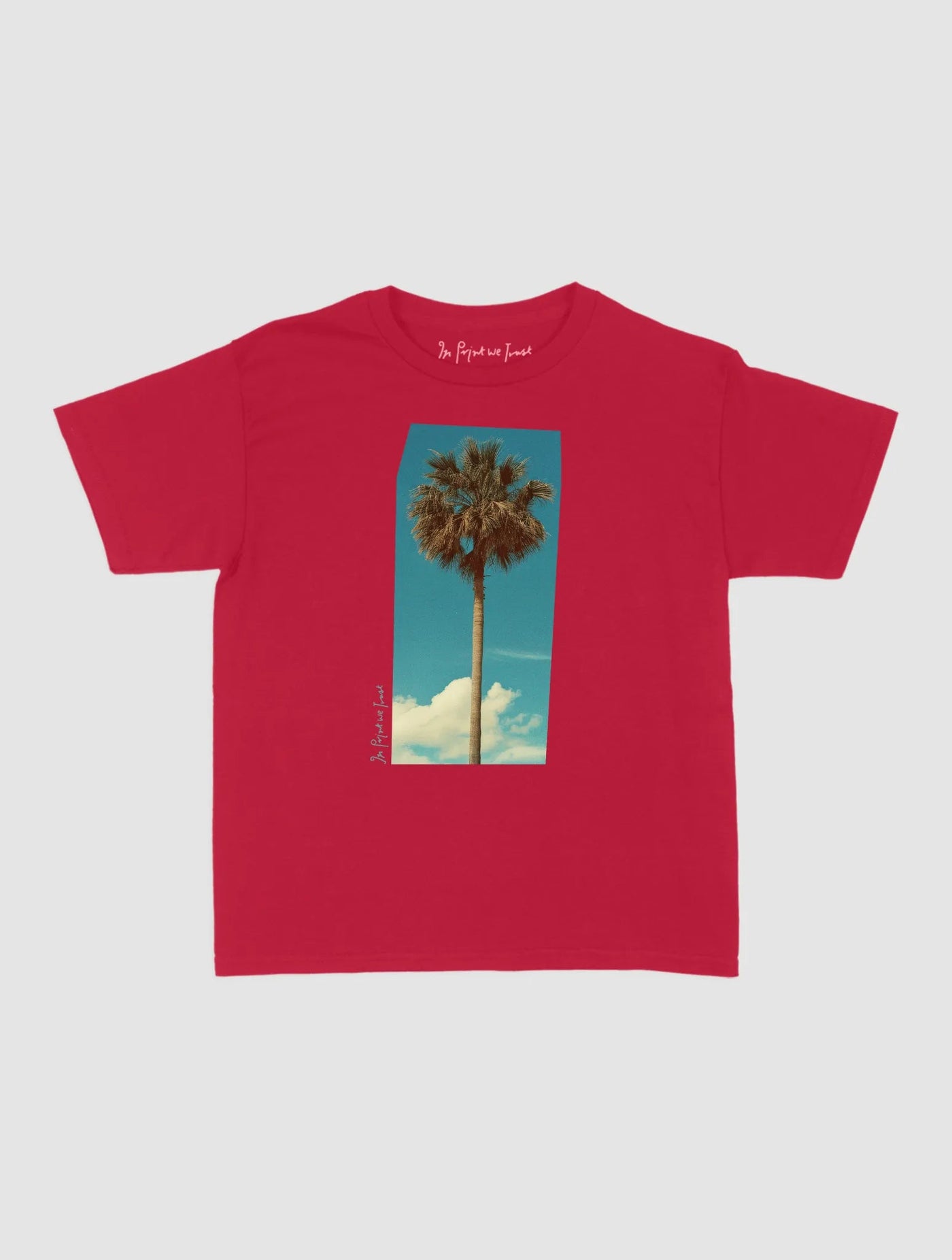 palm tree baby tee - In Print We Trust