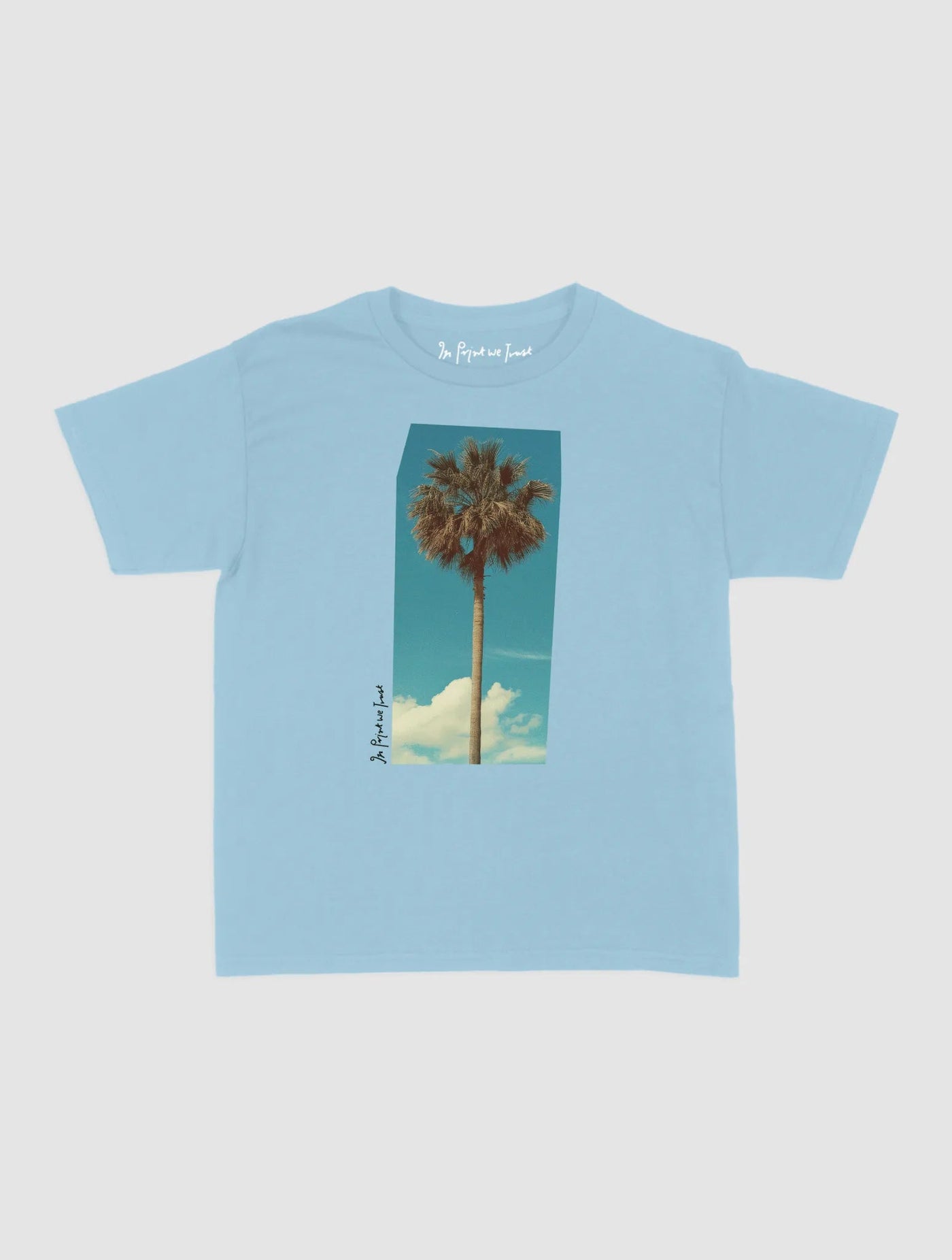 palm tree baby tee - In Print We Trust