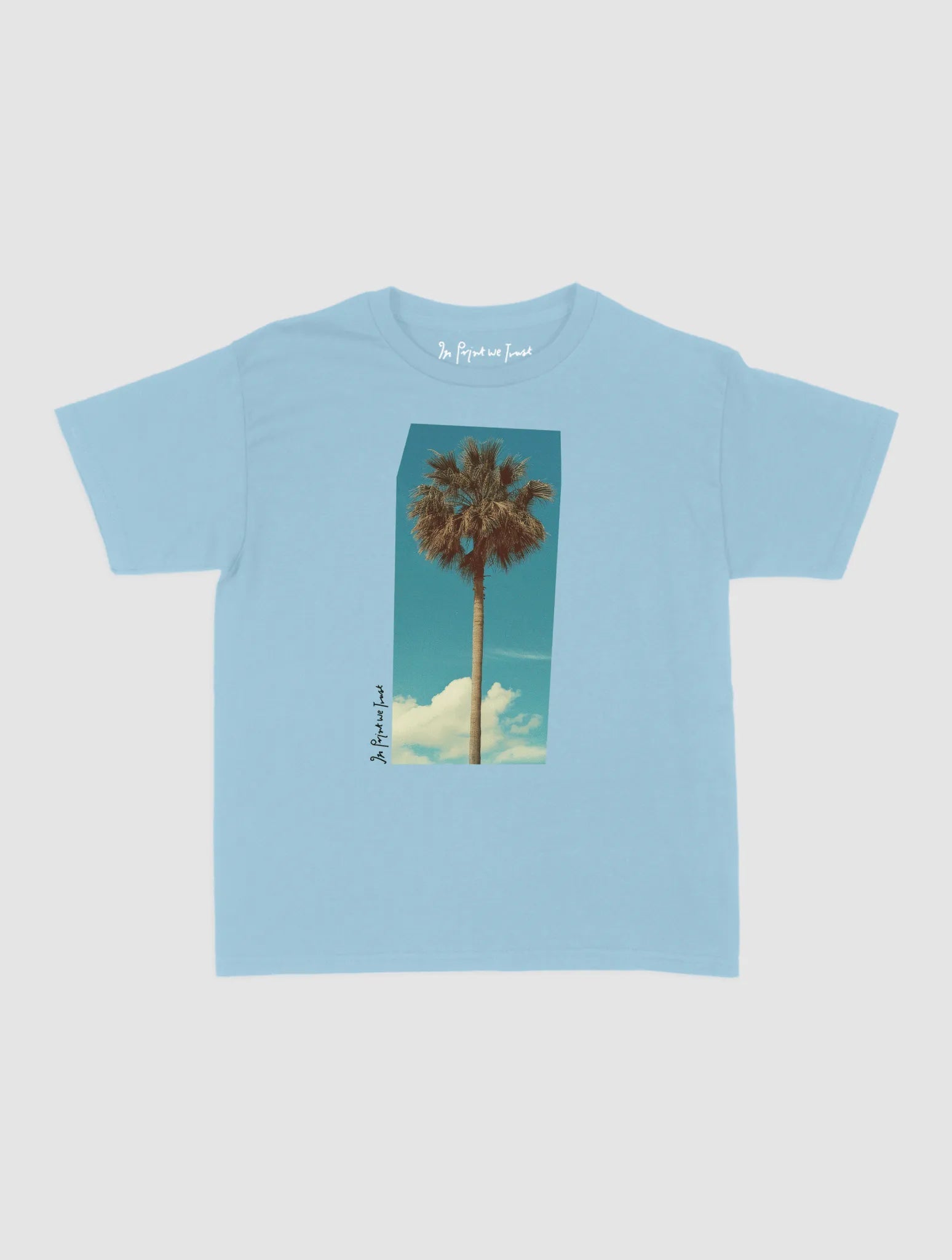 palm tree baby tee - In Print We Trust
