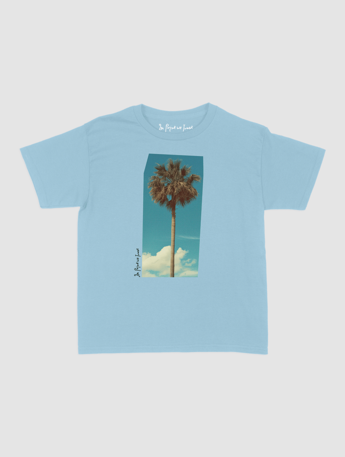 palm tree baby tee - In Print We Trust