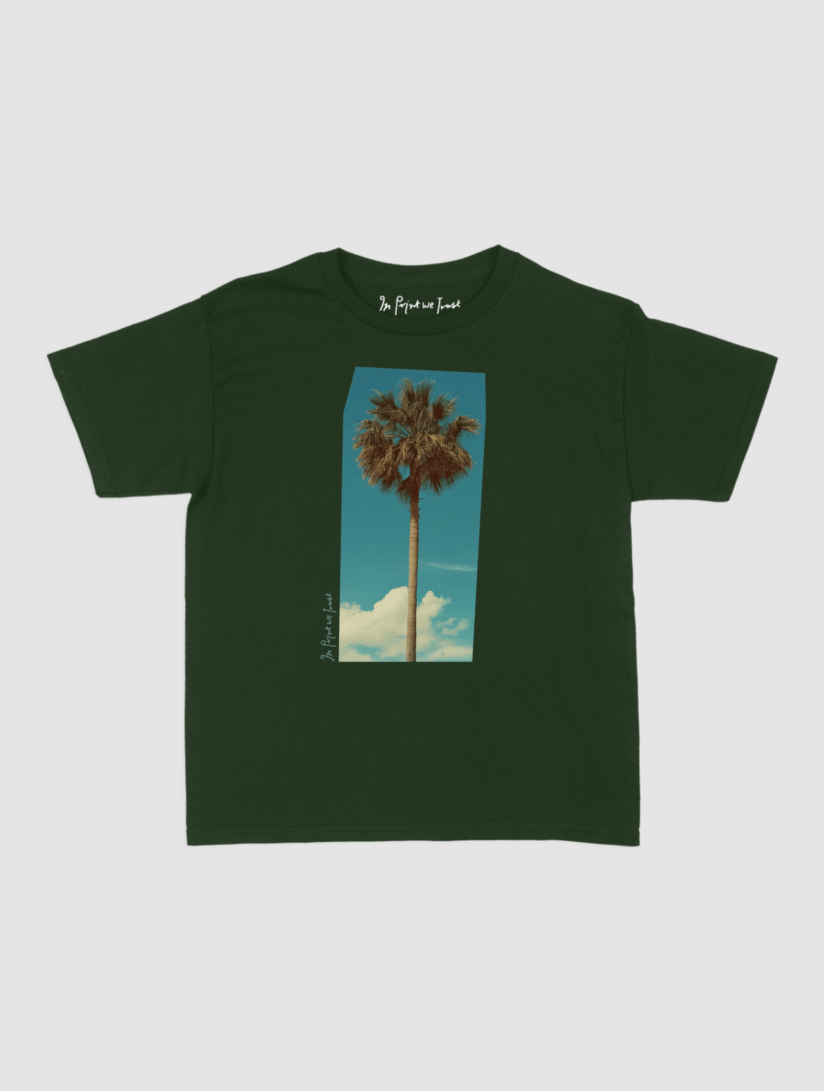 palm tree baby tee - In Print We Trust