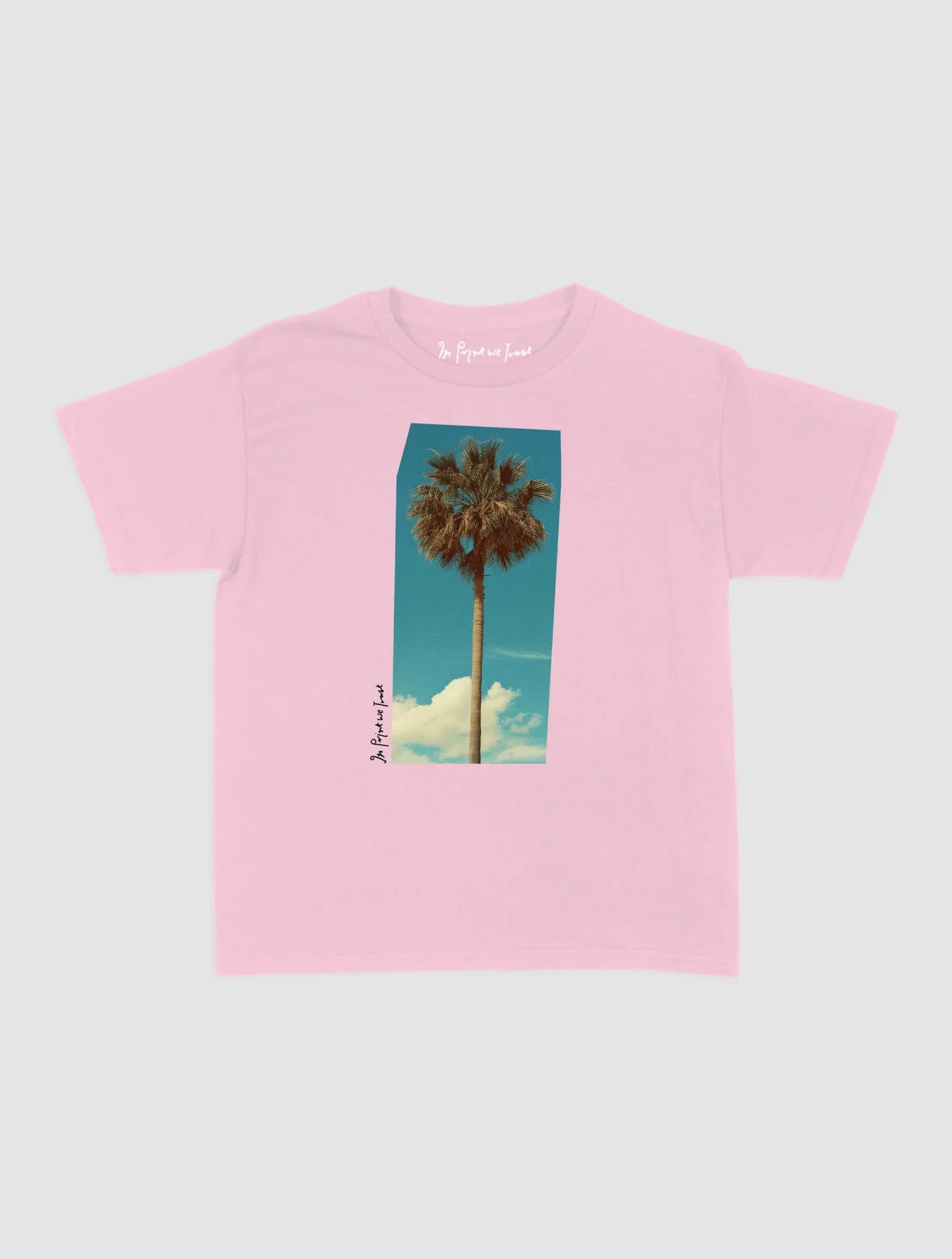 palm tree baby tee - In Print We Trust