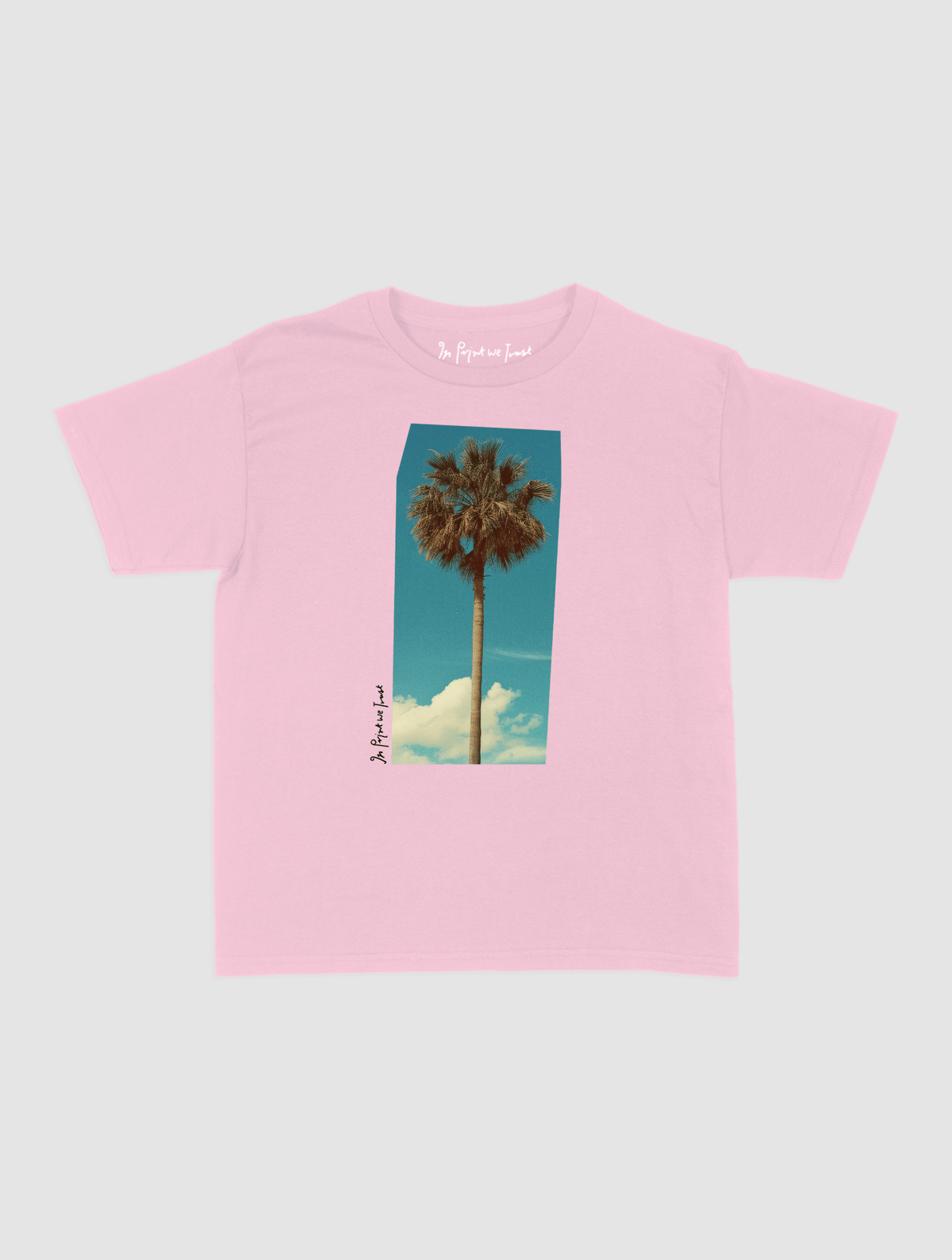 palm tree baby tee - In Print We Trust