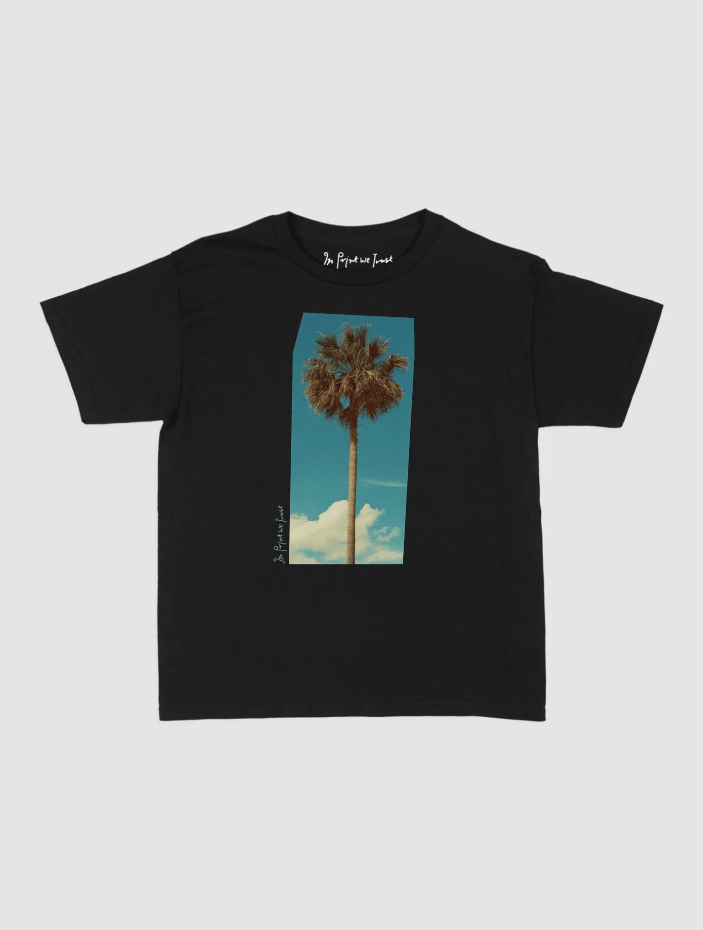 palm tree baby tee - In Print We Trust
