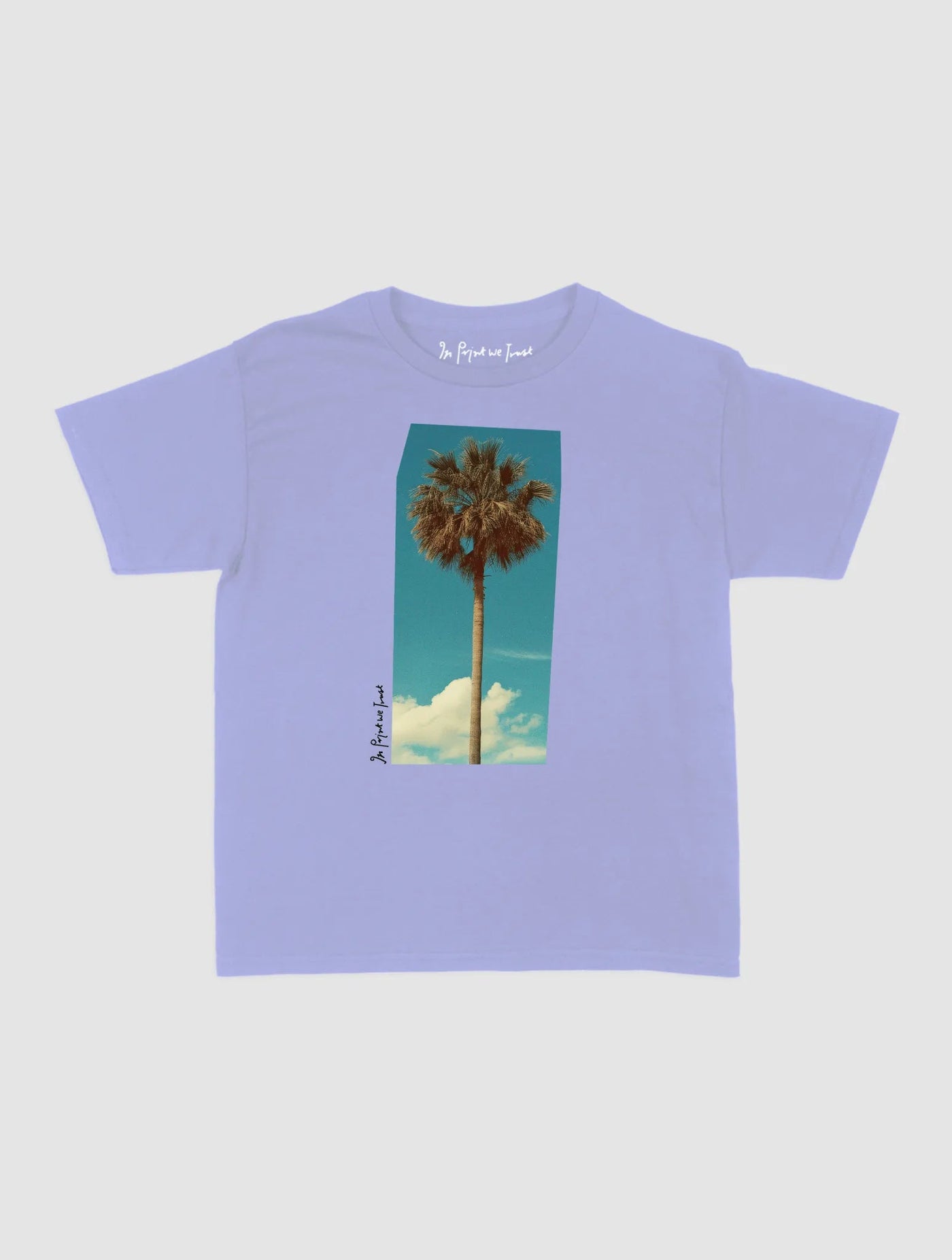 palm tree baby tee - In Print We Trust