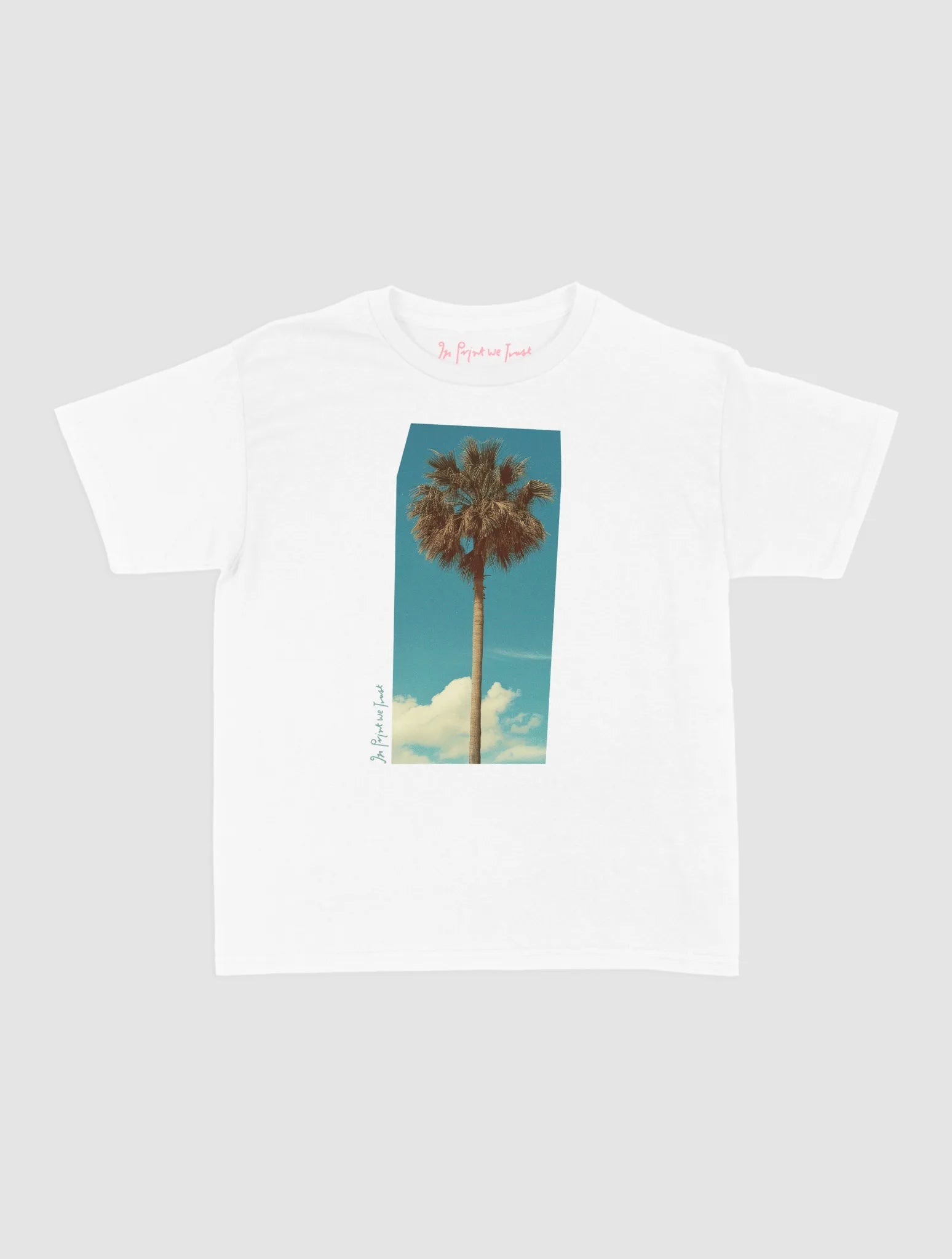 palm tree baby tee - In Print We Trust