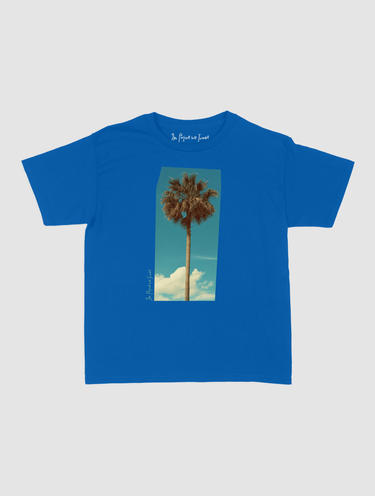 palm tree baby tee - In Print We Trust