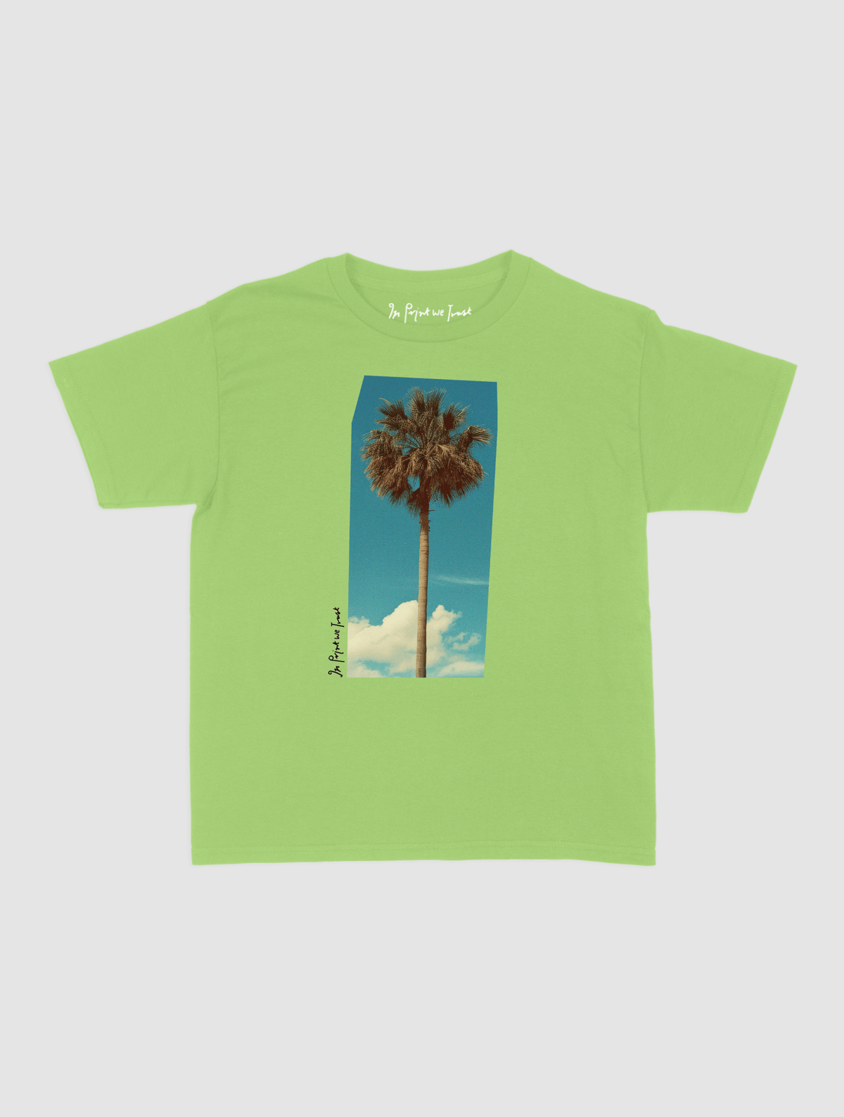 palm tree baby tee - In Print We Trust