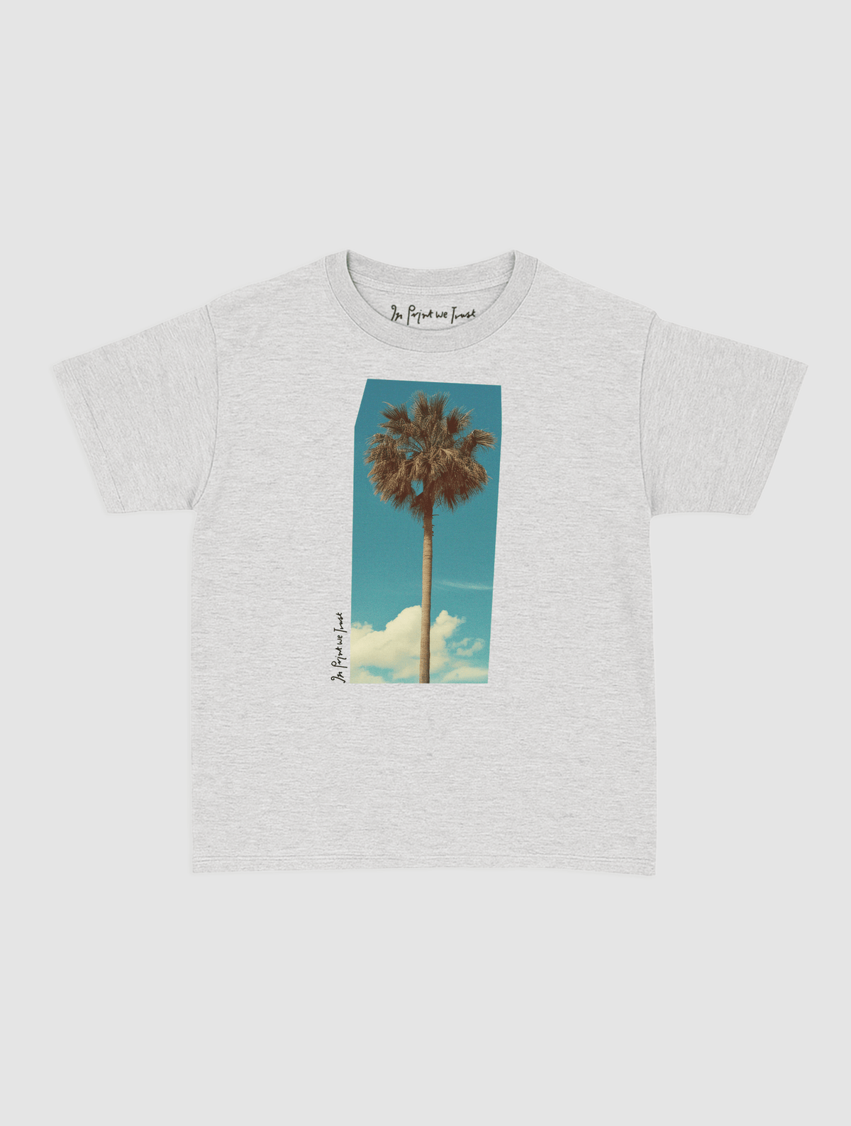 palm tree baby tee - In Print We Trust