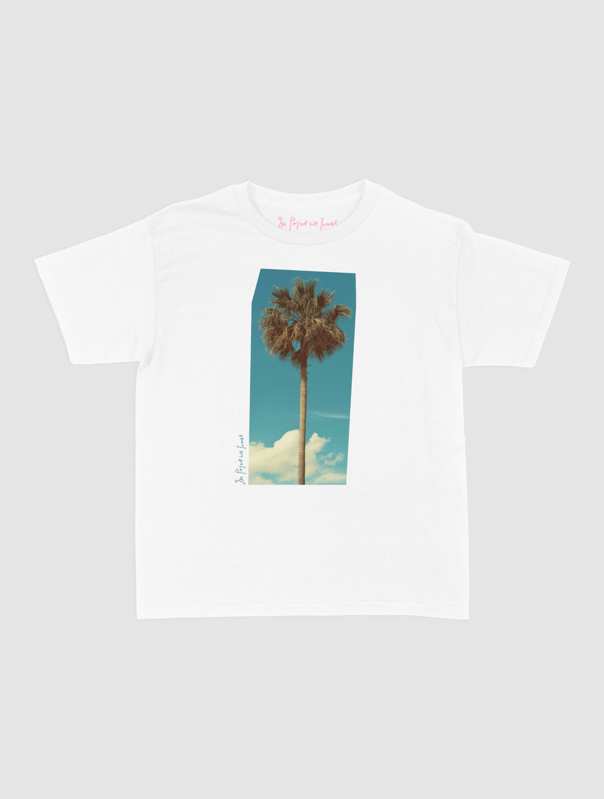palm tree baby tee - In Print We Trust