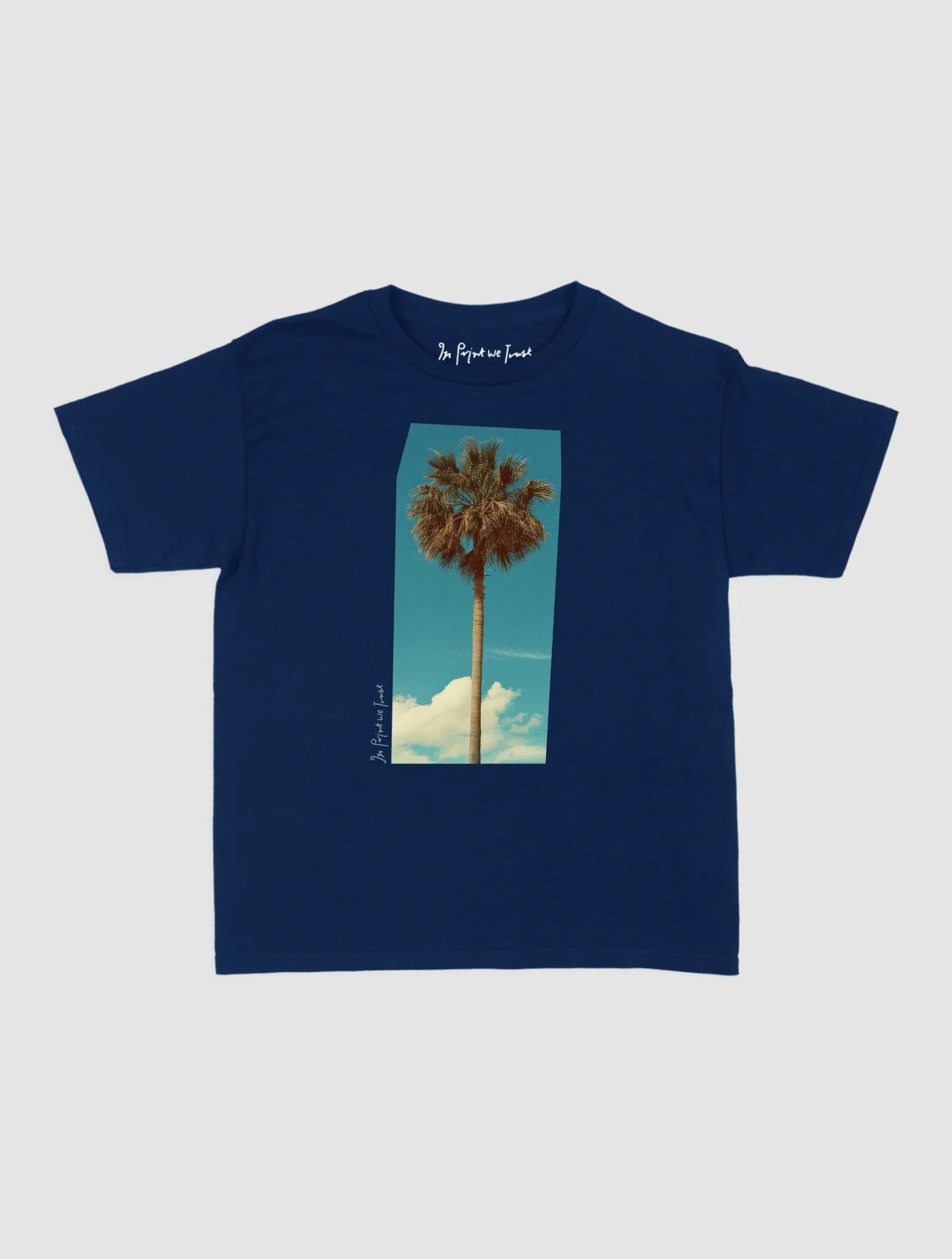 palm tree baby tee - In Print We Trust
