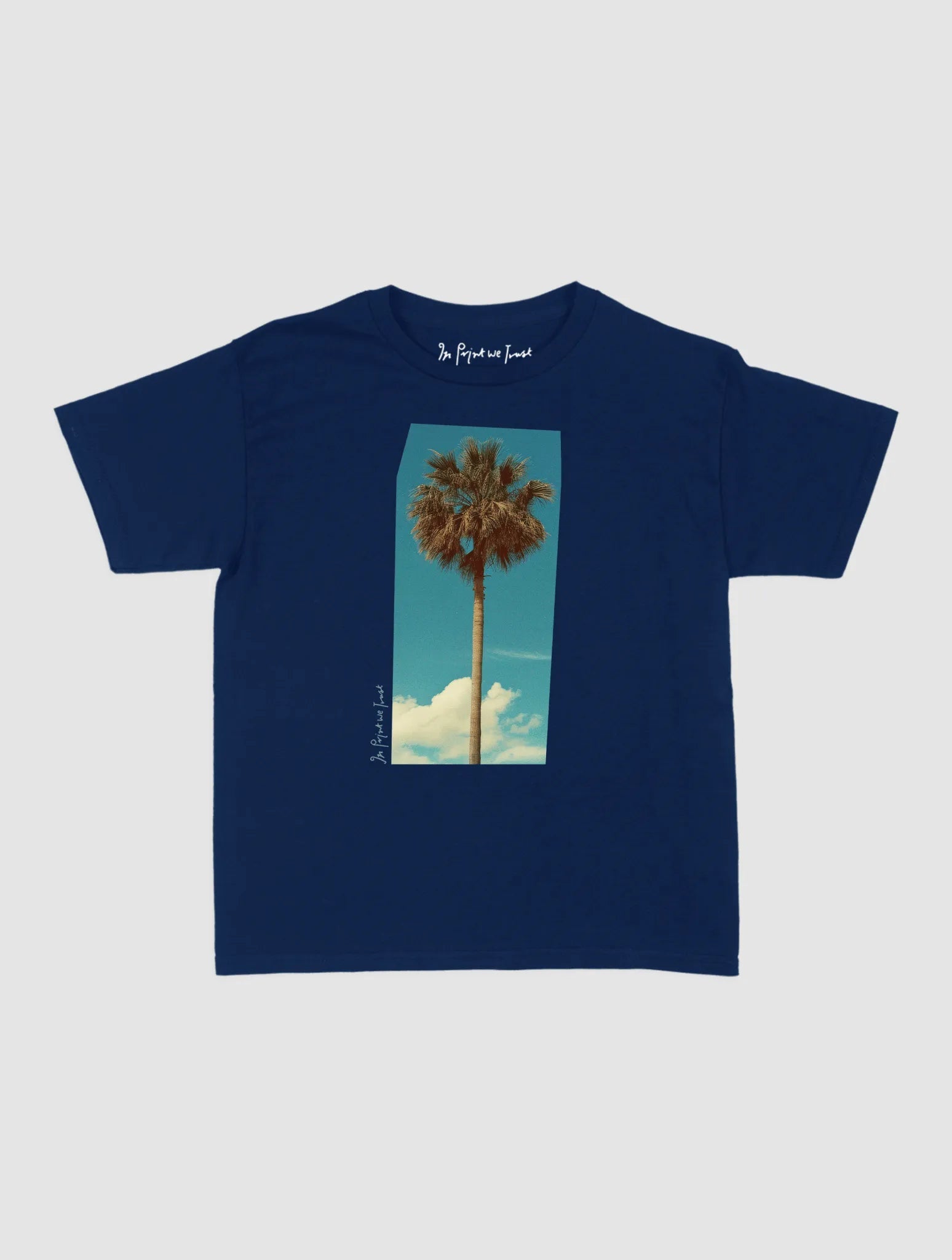 palm tree baby tee - In Print We Trust