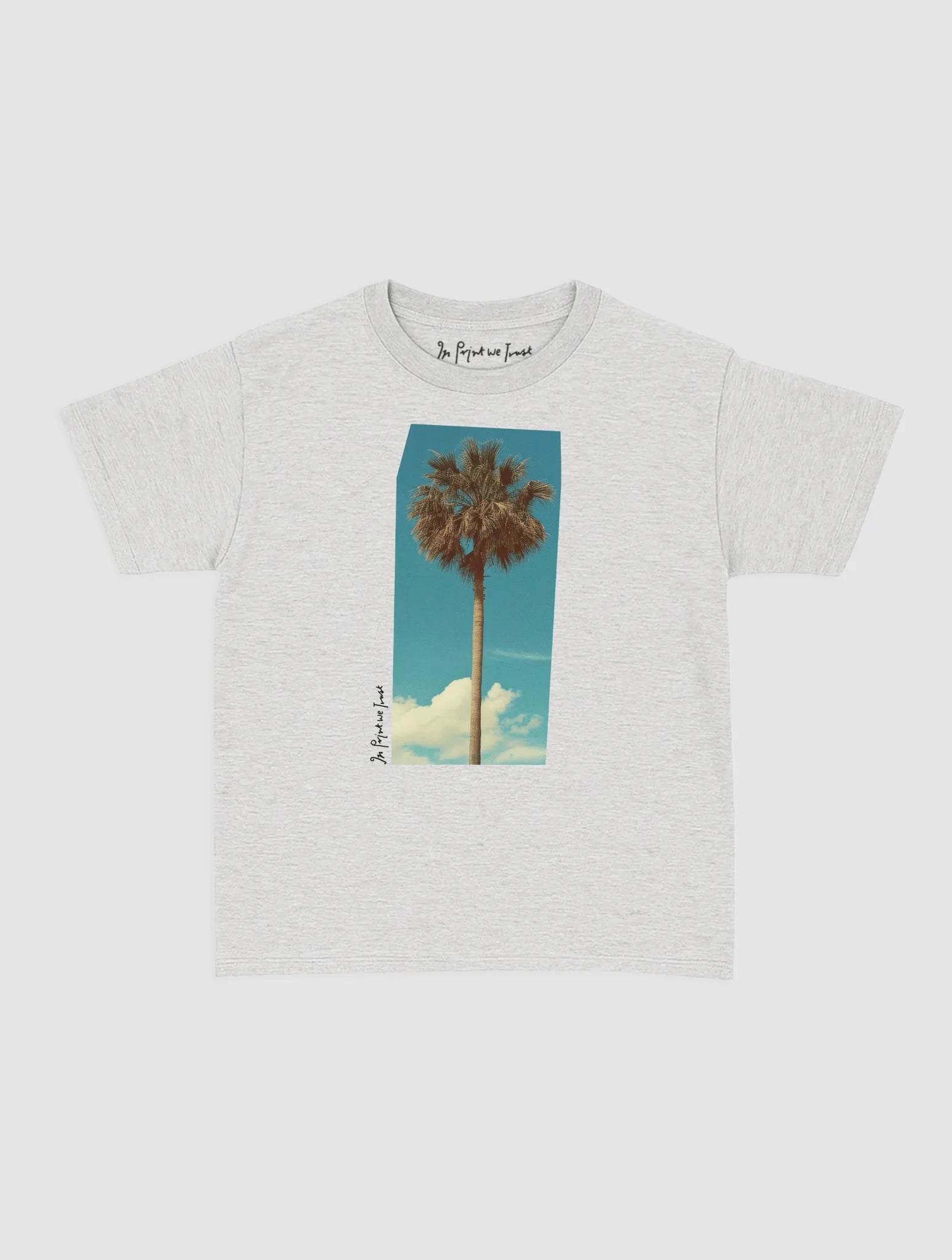 palm tree baby tee - In Print We Trust