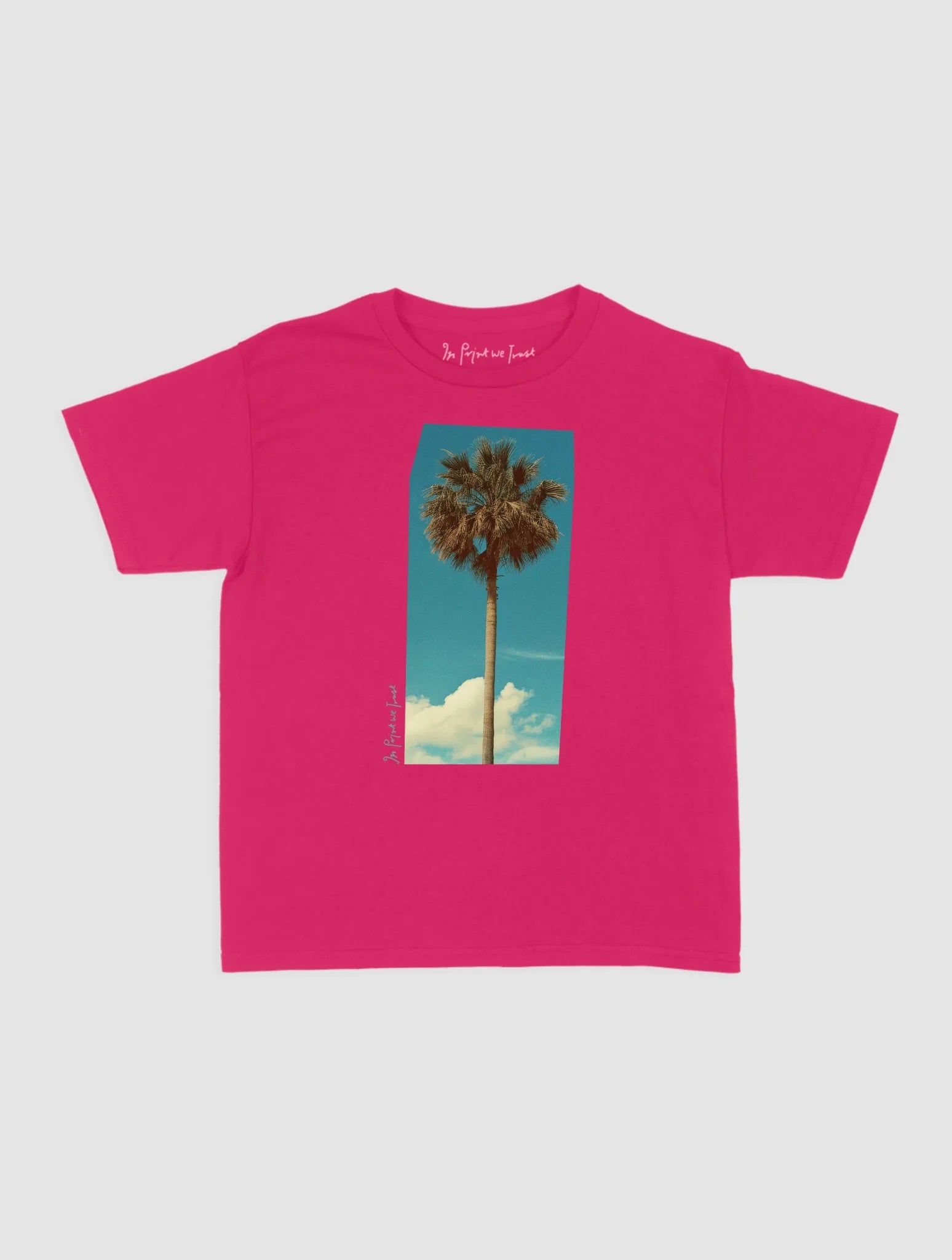 palm tree baby tee - In Print We Trust